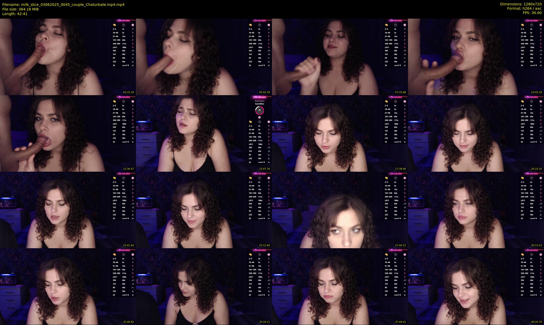 milk_slice — 43 minute Chaturbate couple cam show recording, 720p, Jun 3, 2025