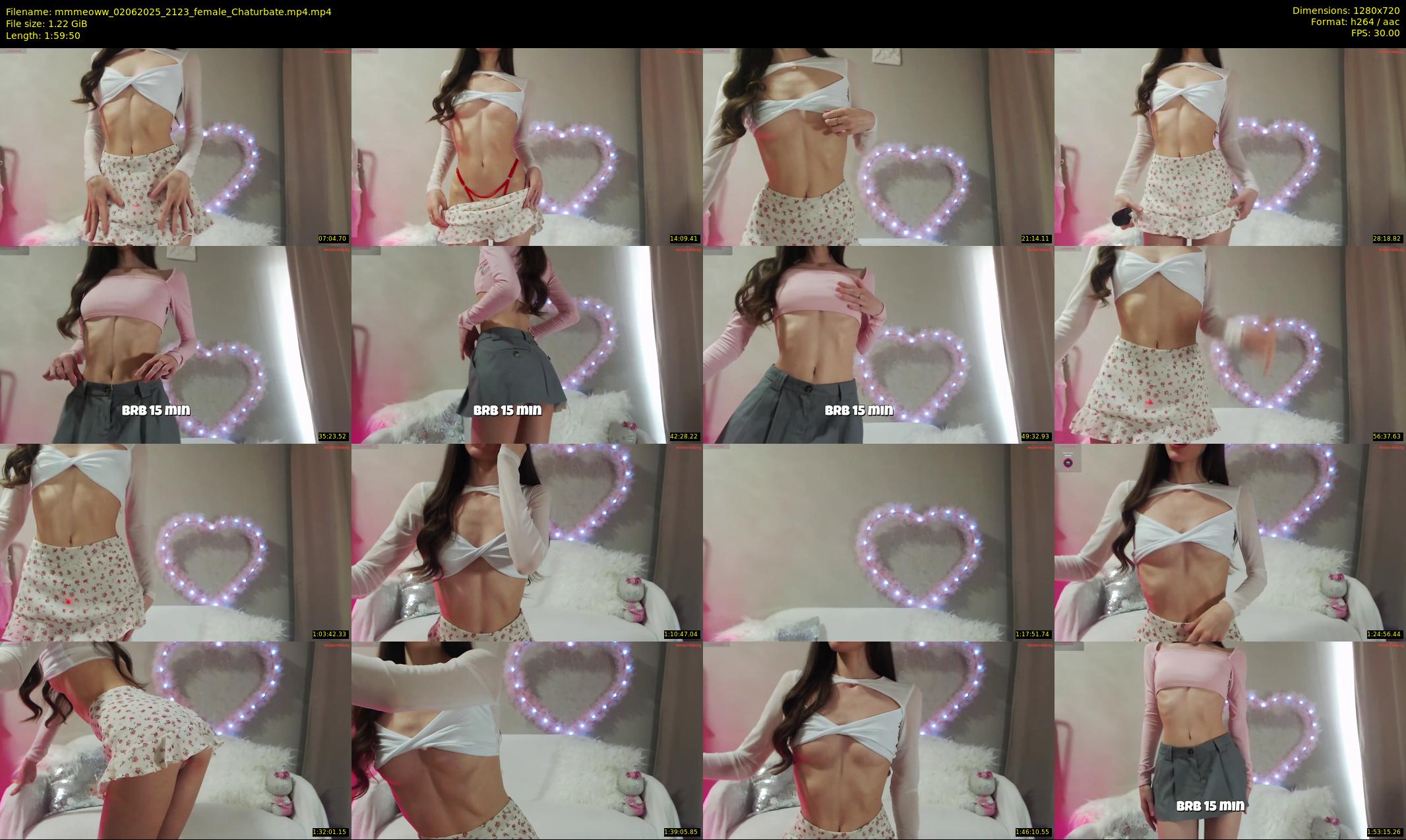 mmmeoww — 120 minute Chaturbate female cam show recording, 720p, Jun 2, 2025