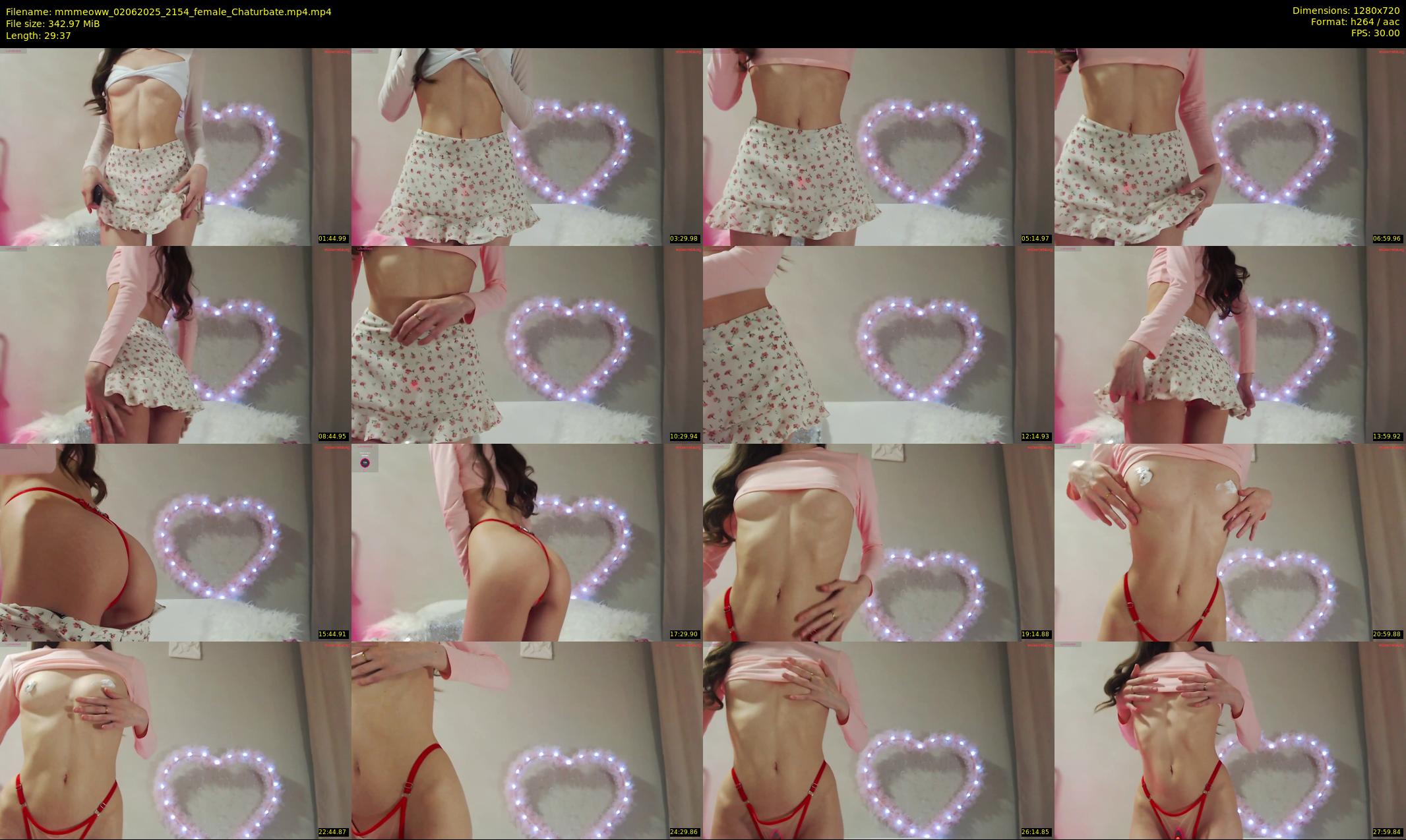 mmmeoww — 30 minute Chaturbate female cam show recording, 720p, Jun 2, 2025