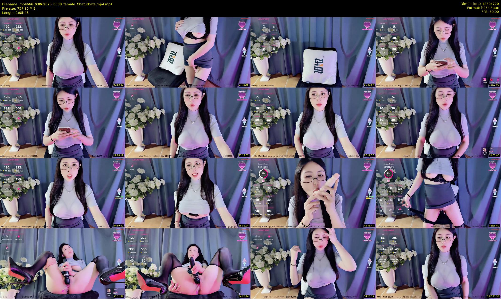 moli666 — 66 minute Chaturbate female cam show recording, 720p, Jun 3, 2025