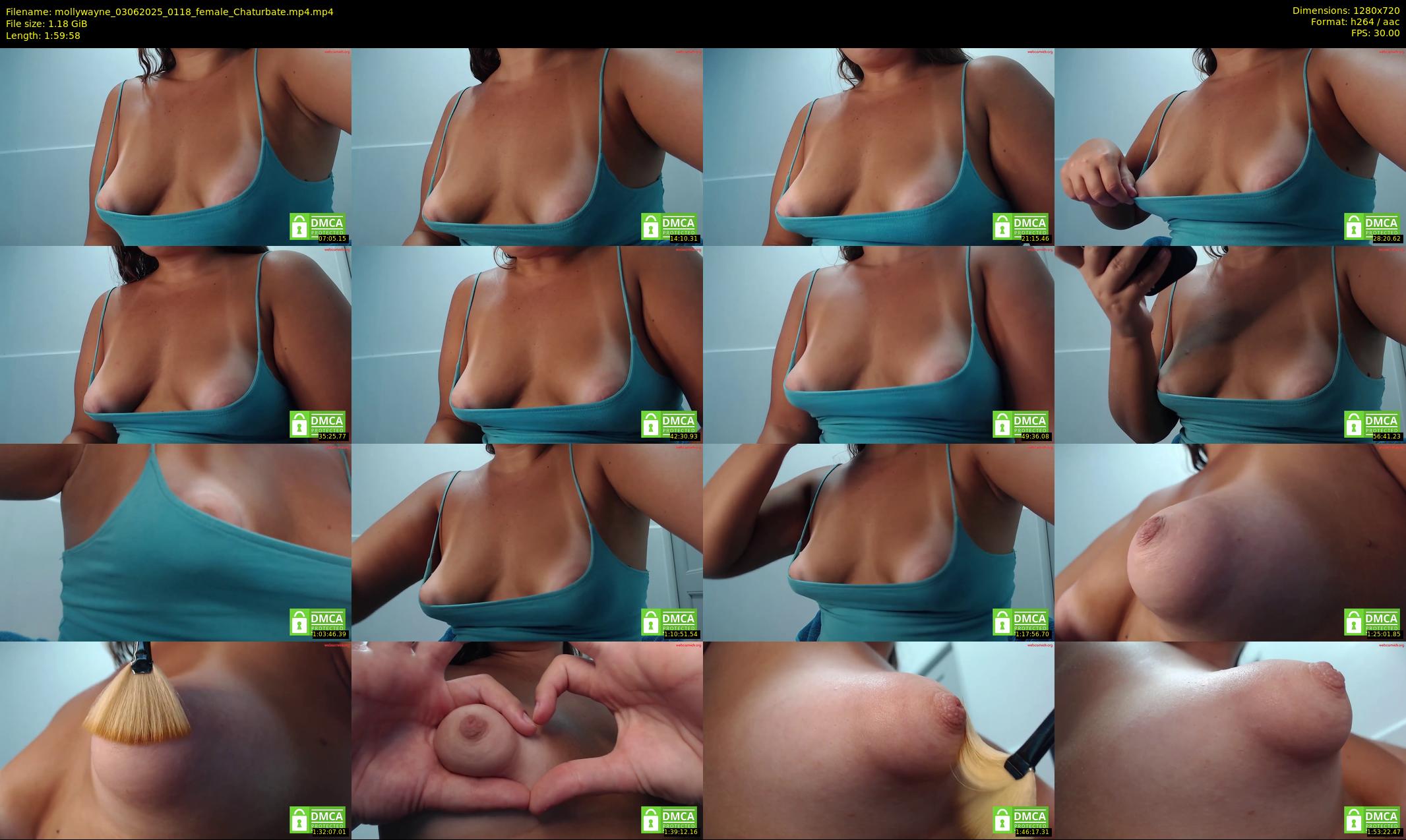 mollywayne — 120 minute Chaturbate female cam show recording, 720p, Jun 3, 2025