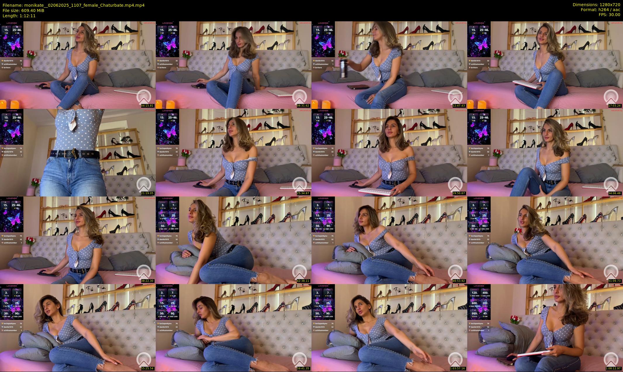 monikate_ — 73 minute Chaturbate couple cam show recording, 720p, Jun 2, 2025