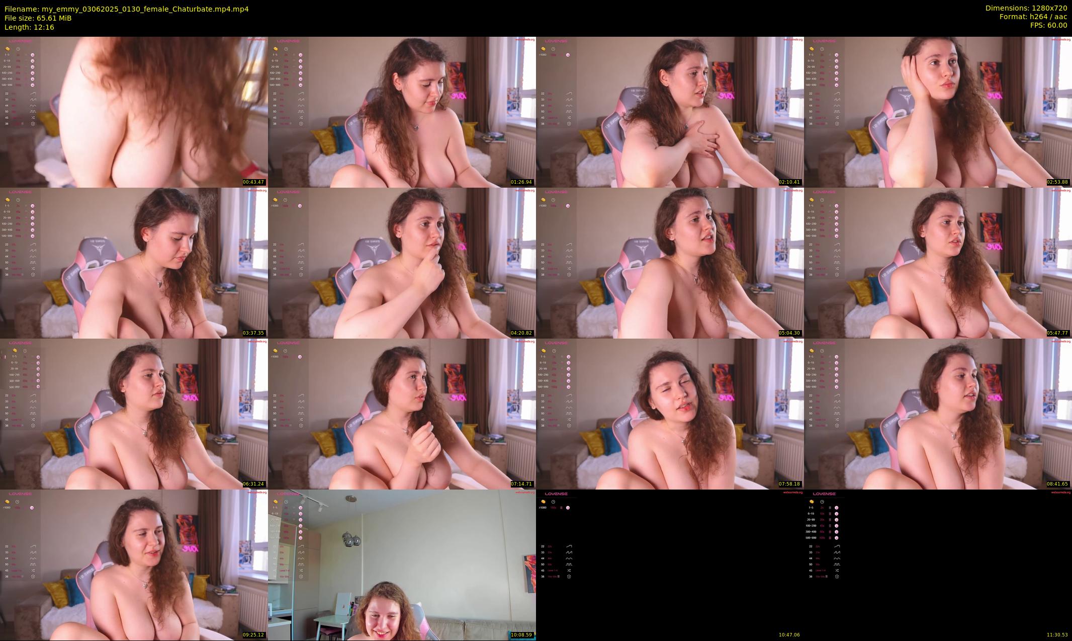 my_emmy — 13 minute Chaturbate female cam show recording, 720p, Jun 3, 2025