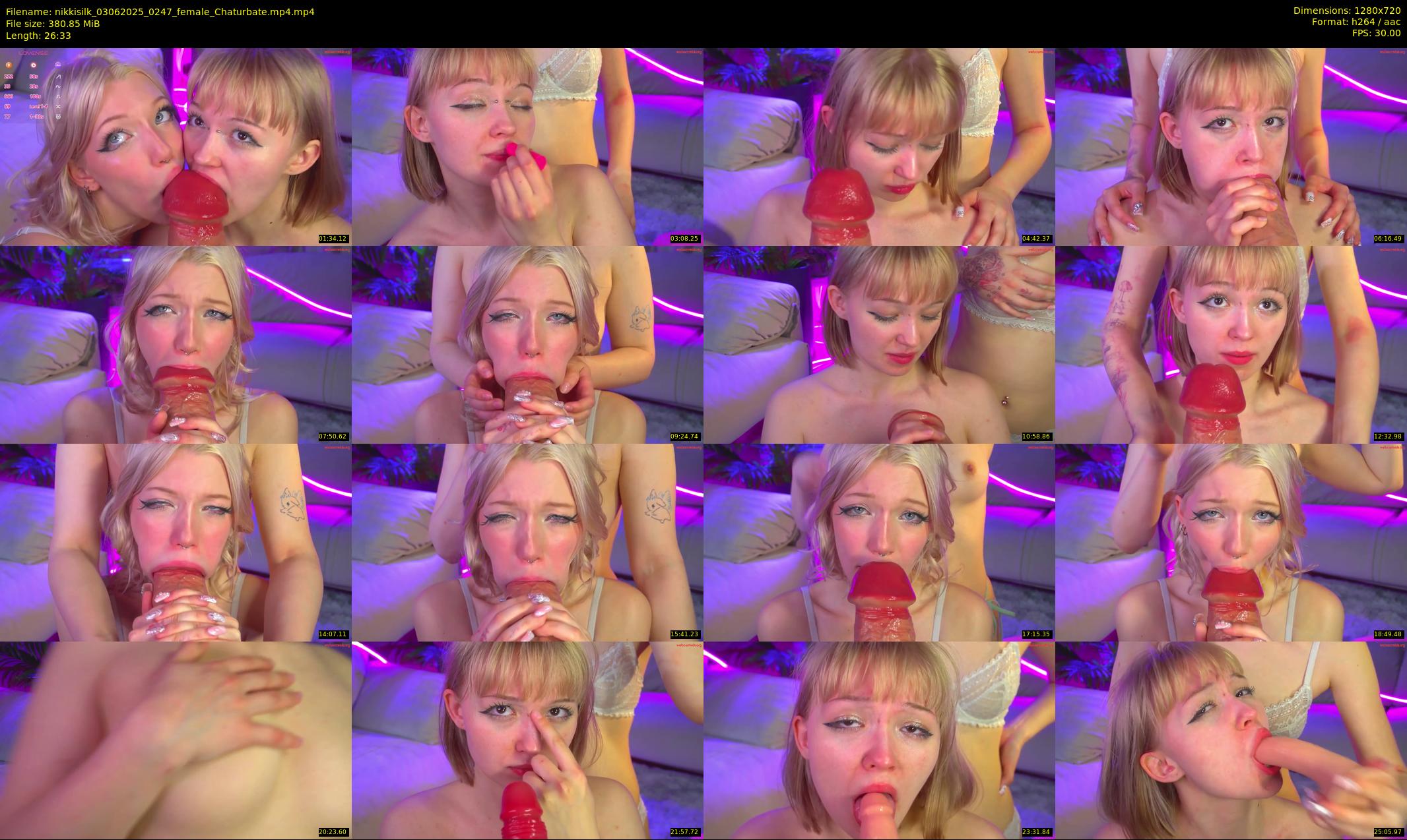 nikkisilk — 27 minute Chaturbate female cam show recording, 720p, Jun 3, 2025