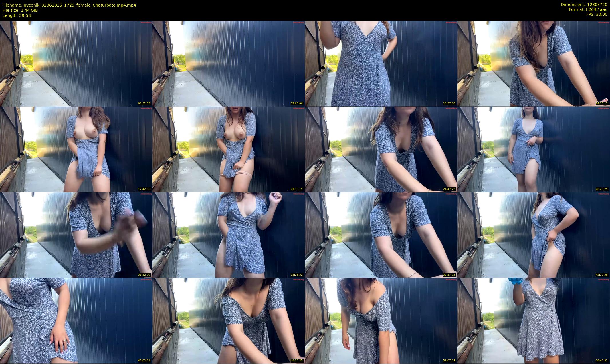 nyconik — 60 minute Chaturbate female cam show recording, 720p, Jun 2, 2025