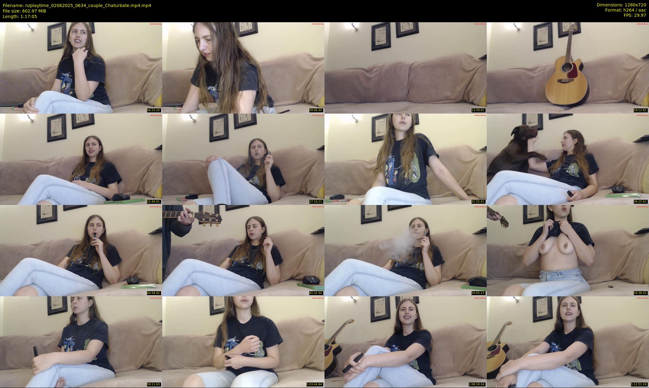nzplaytime — 78 minute Chaturbate couple cam show recording, 720p, Jun 2, 2025