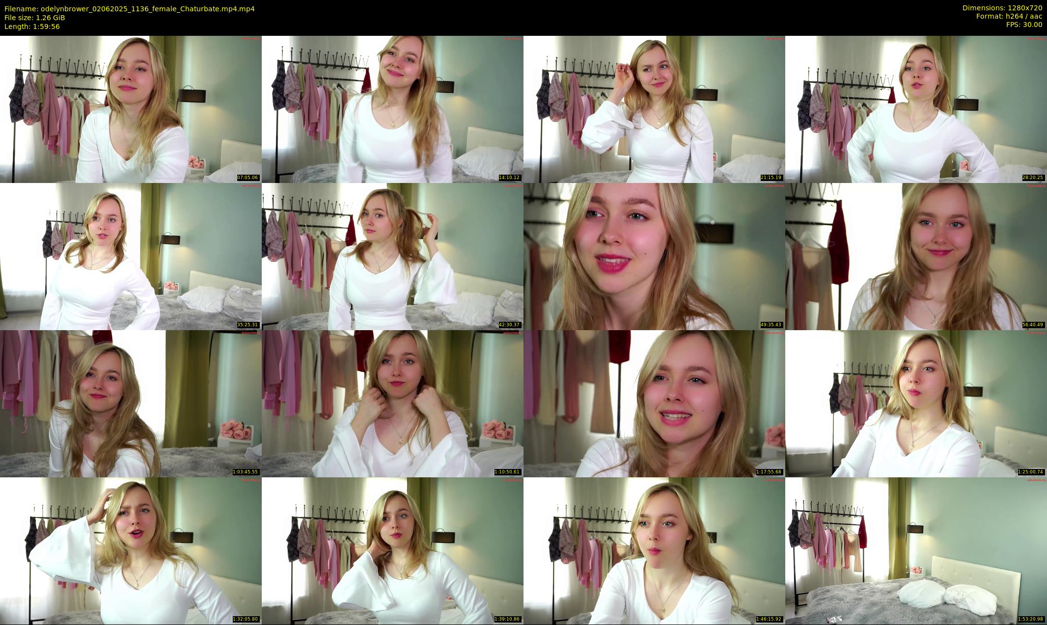 odelynbrower — 120 minute Chaturbate female cam show recording, 720p, Jun 2, 2025