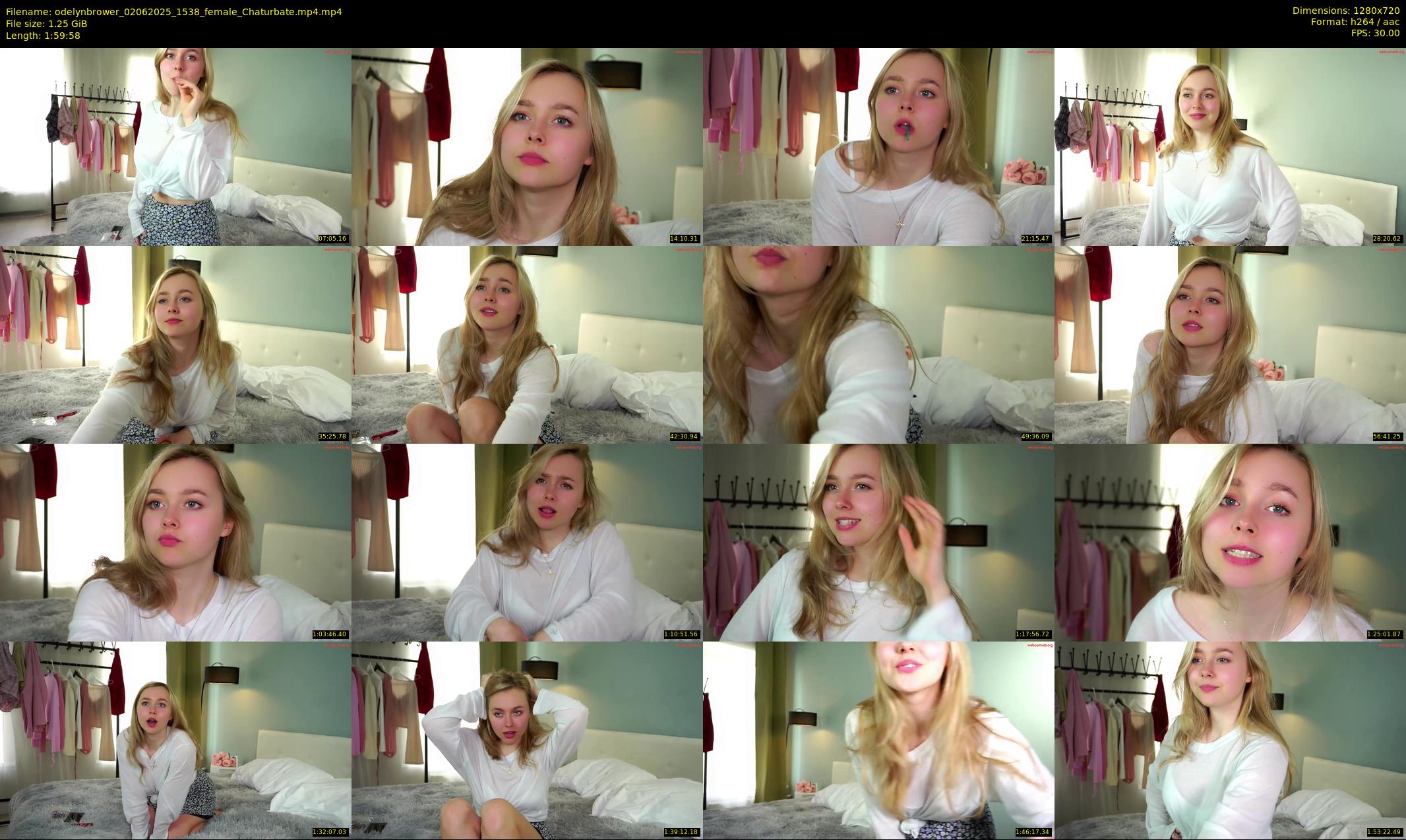 odelynbrower — 120 minute Chaturbate female cam show recording, 720p, Jun 2, 2025