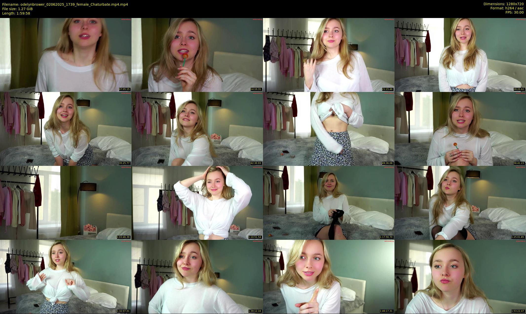odelynbrower — 120 minute Chaturbate female cam show recording, 720p, Jun 2, 2025