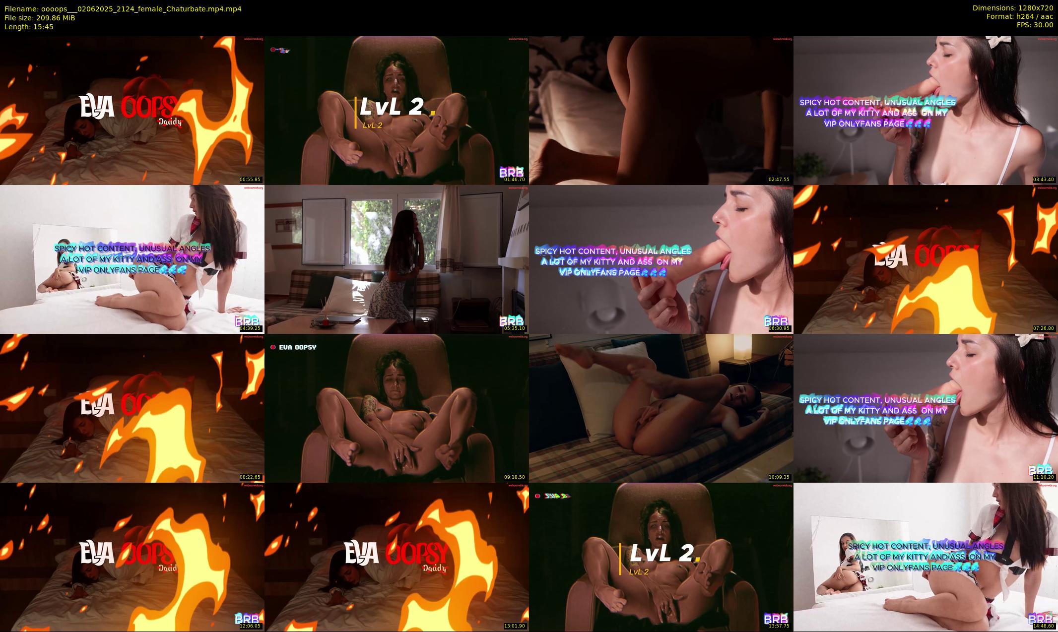 oooops__ — 16 minute Chaturbate female cam show recording, 720p, Jun 2, 2025