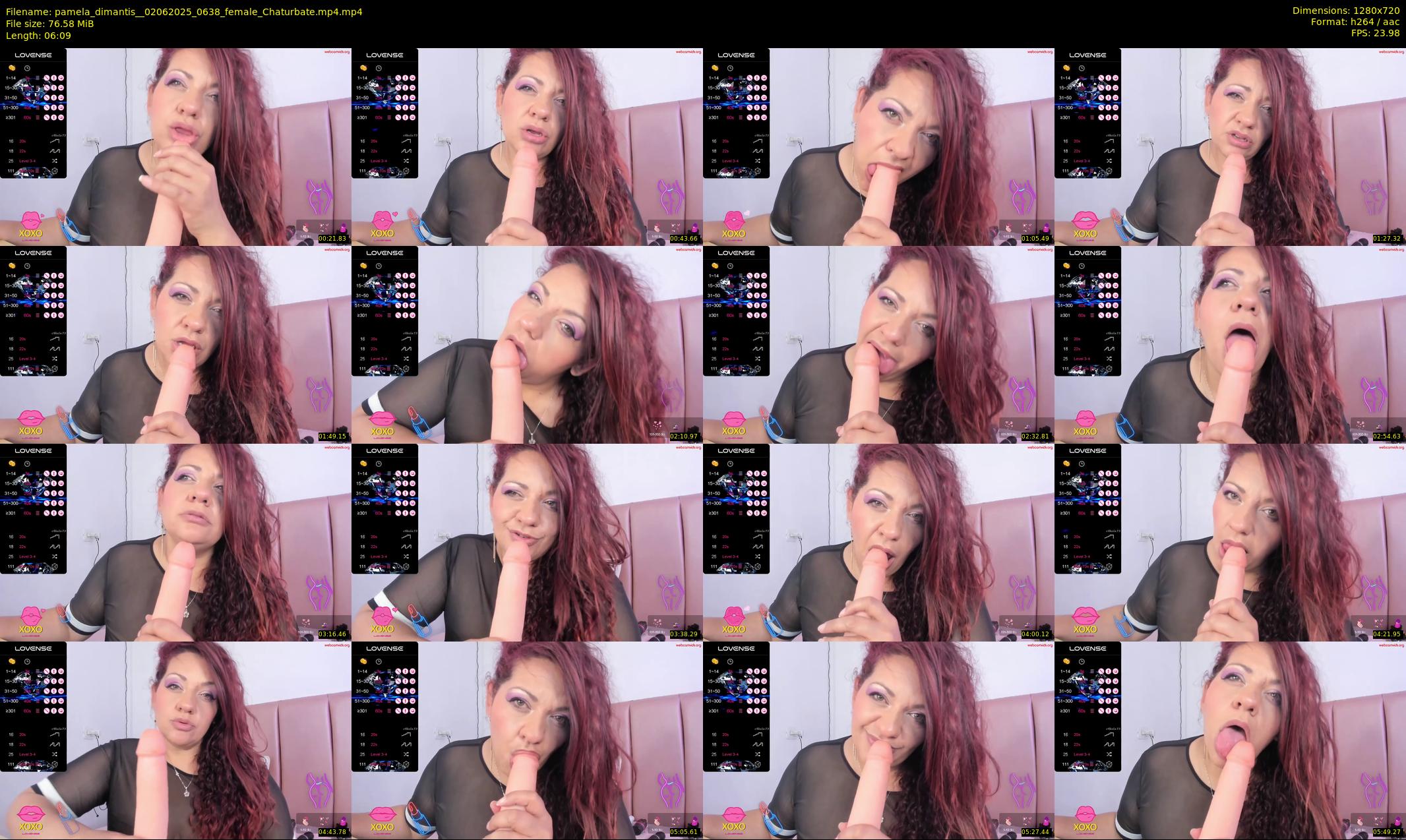 pamela_dimantis_ — 7 minute Chaturbate female cam show recording, 720p, Jun 2, 2025