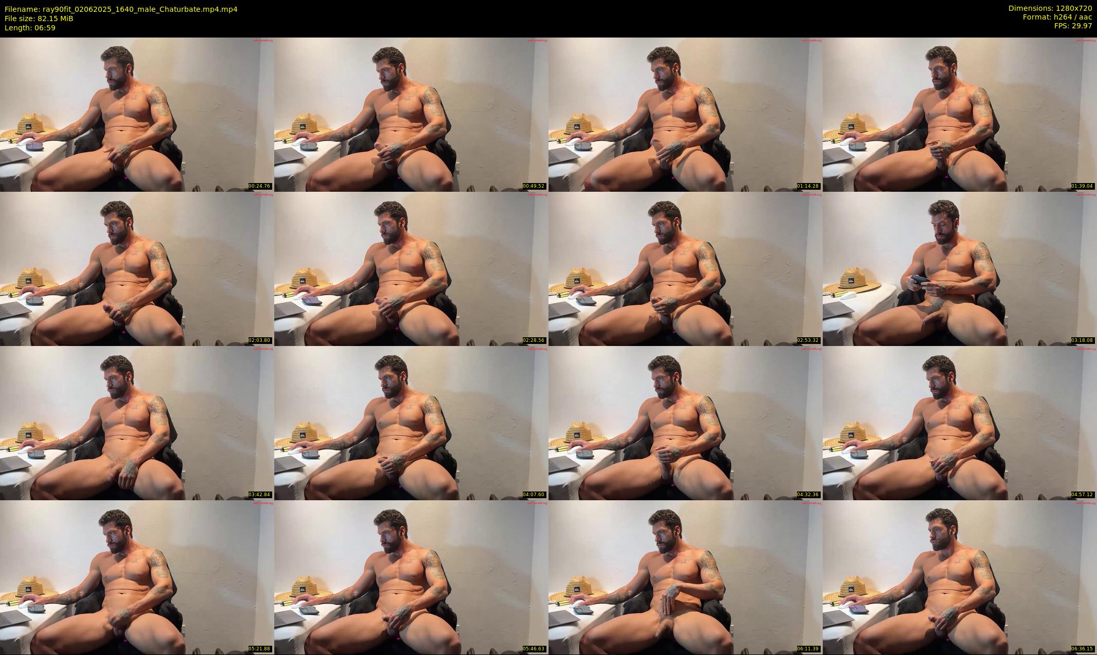 ray90fit — 7 minute Chaturbate male cam show recording, 720p, Jun 2, 2025