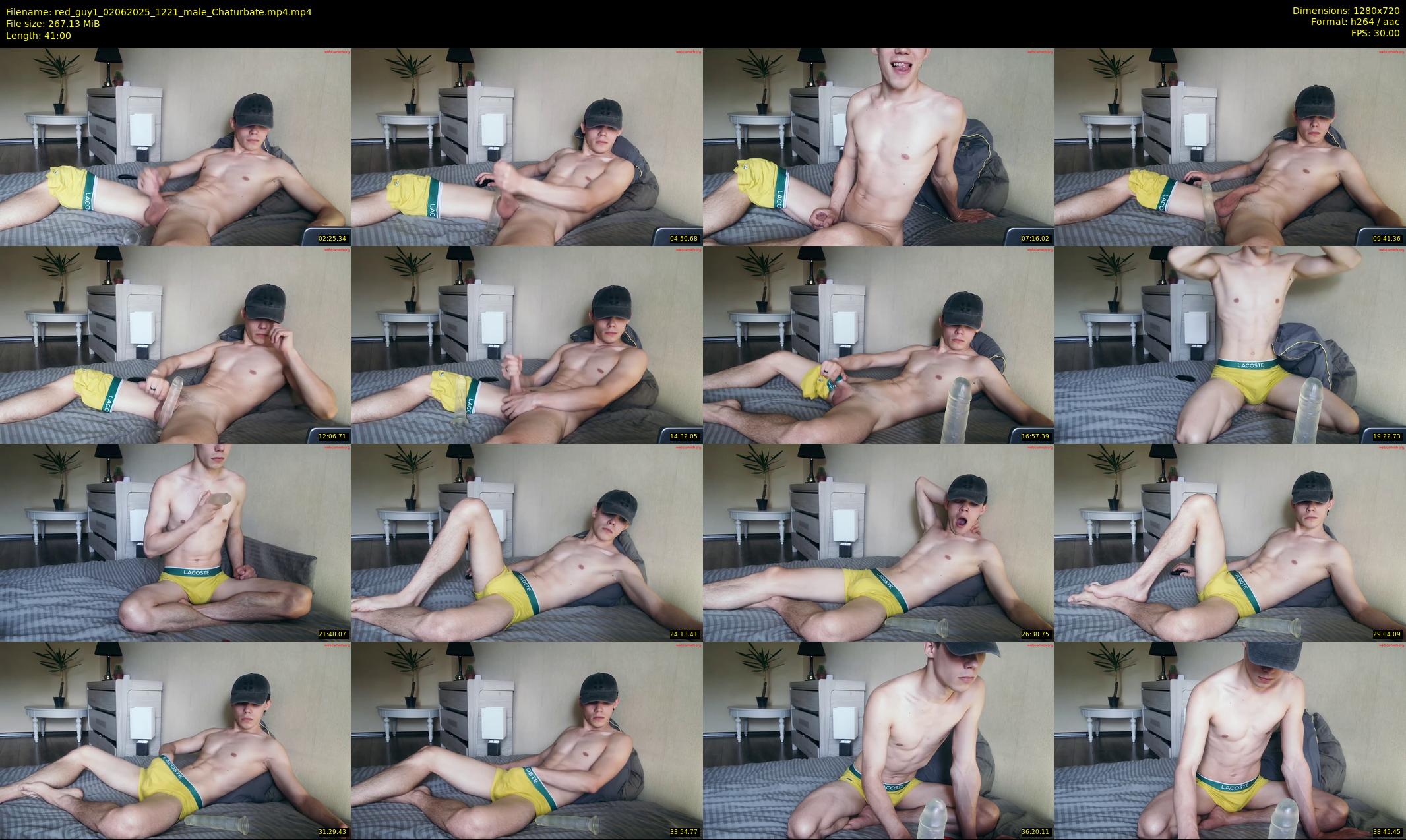 red_guy1 — 41 minute Chaturbate male cam show recording, 720p, Jun 2, 2025