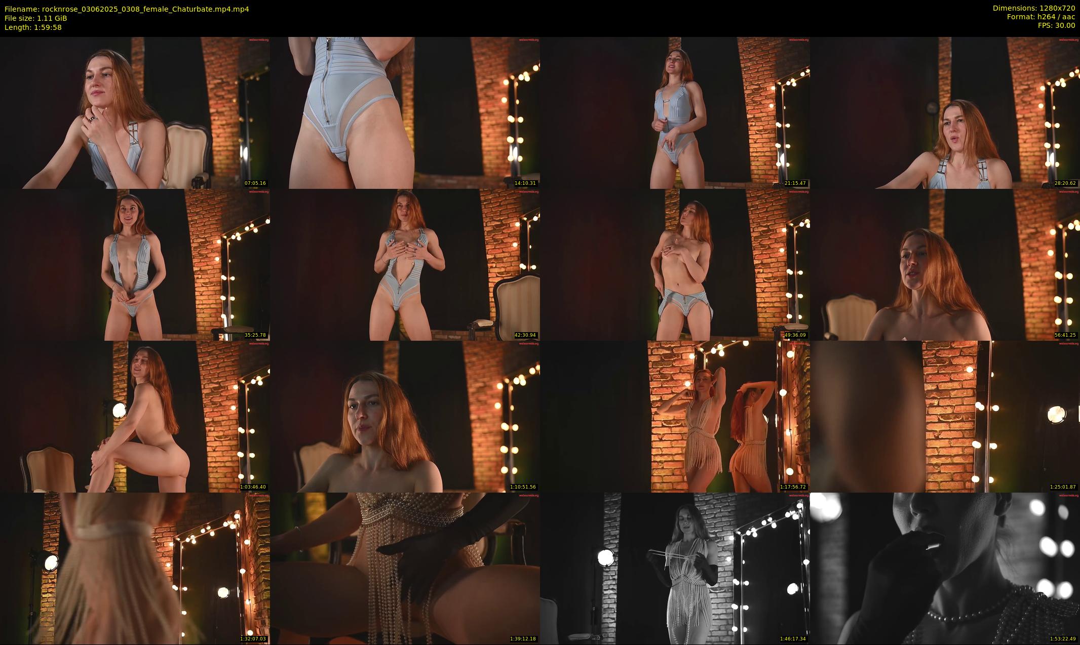 rocknrose — 120 minute Chaturbate female cam show recording, 720p, Jun 3, 2025