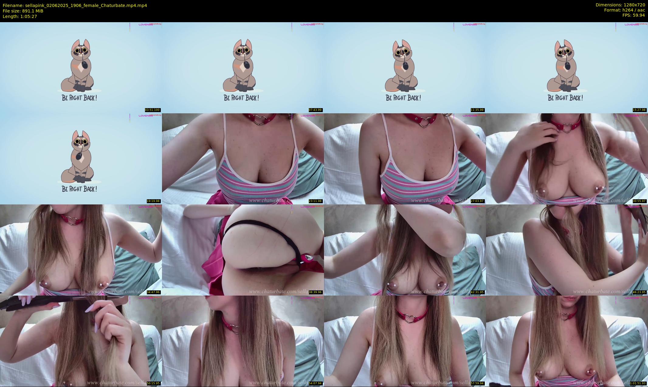sellapink — 66 minute Chaturbate female cam show recording, 720p, Jun 2, 2025