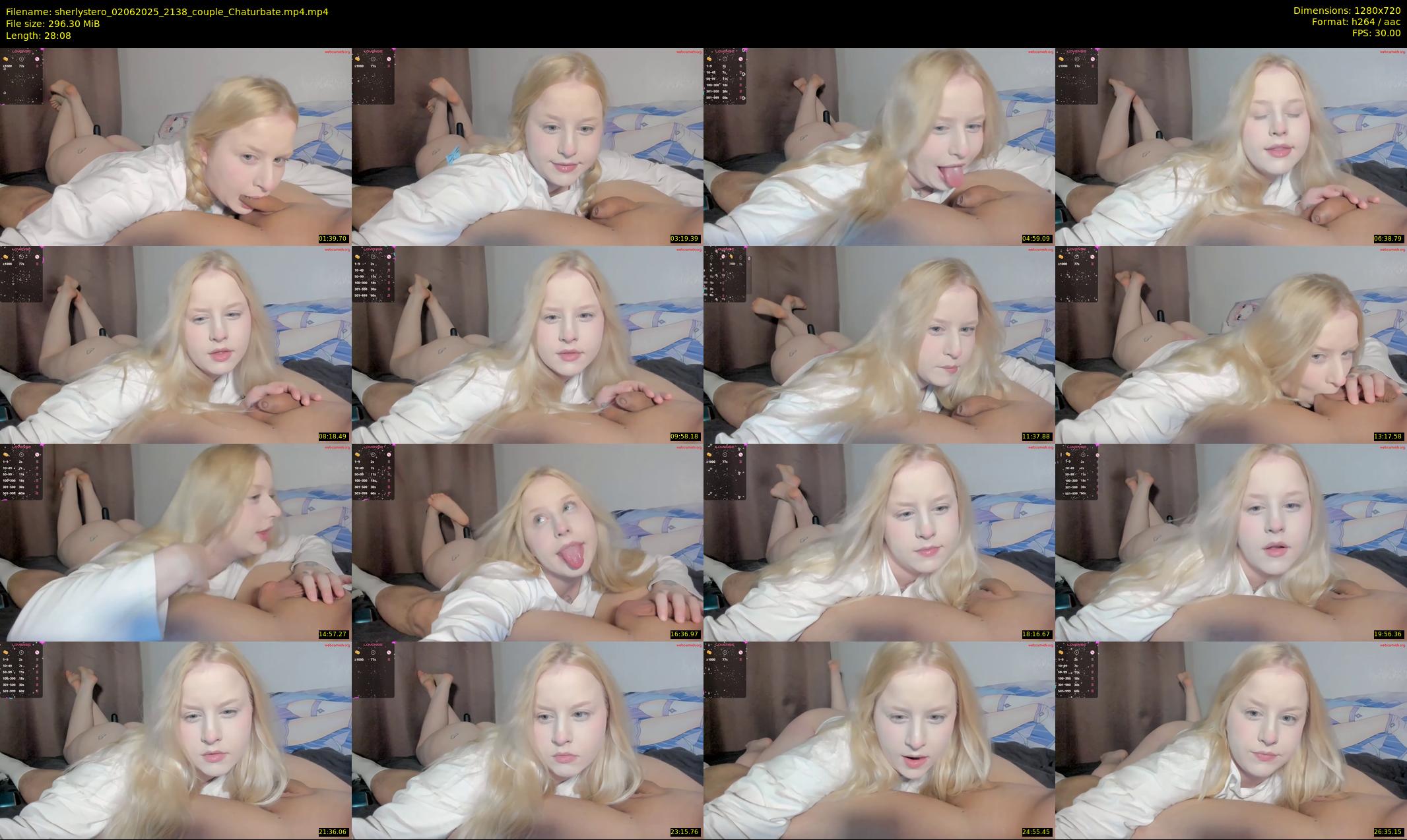 sherlystero — 29 minute Chaturbate couple cam show recording, 720p, Jun 2, 2025