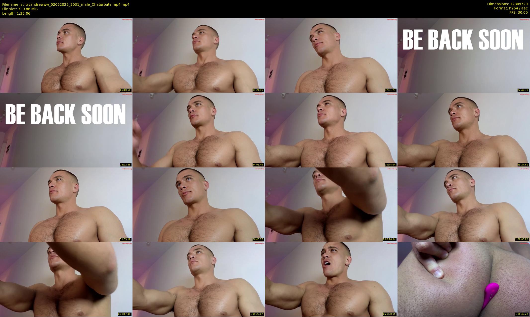 sultryandrewww — 97 minute Chaturbate male cam show recording, 720p, Jun 2, 2025