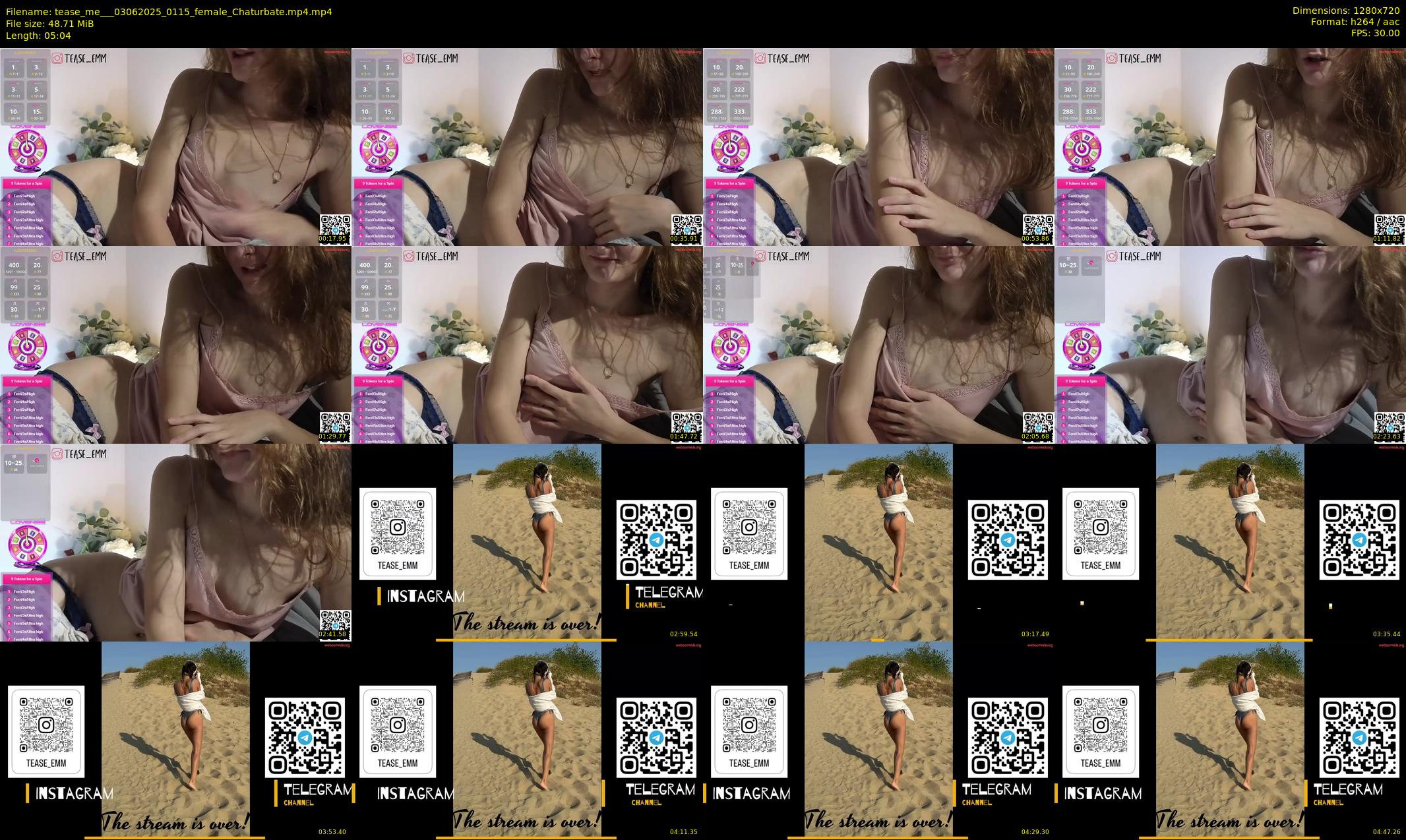 tease_me__ — 6 minute Chaturbate female cam show recording, 720p, Jun 3, 2025
