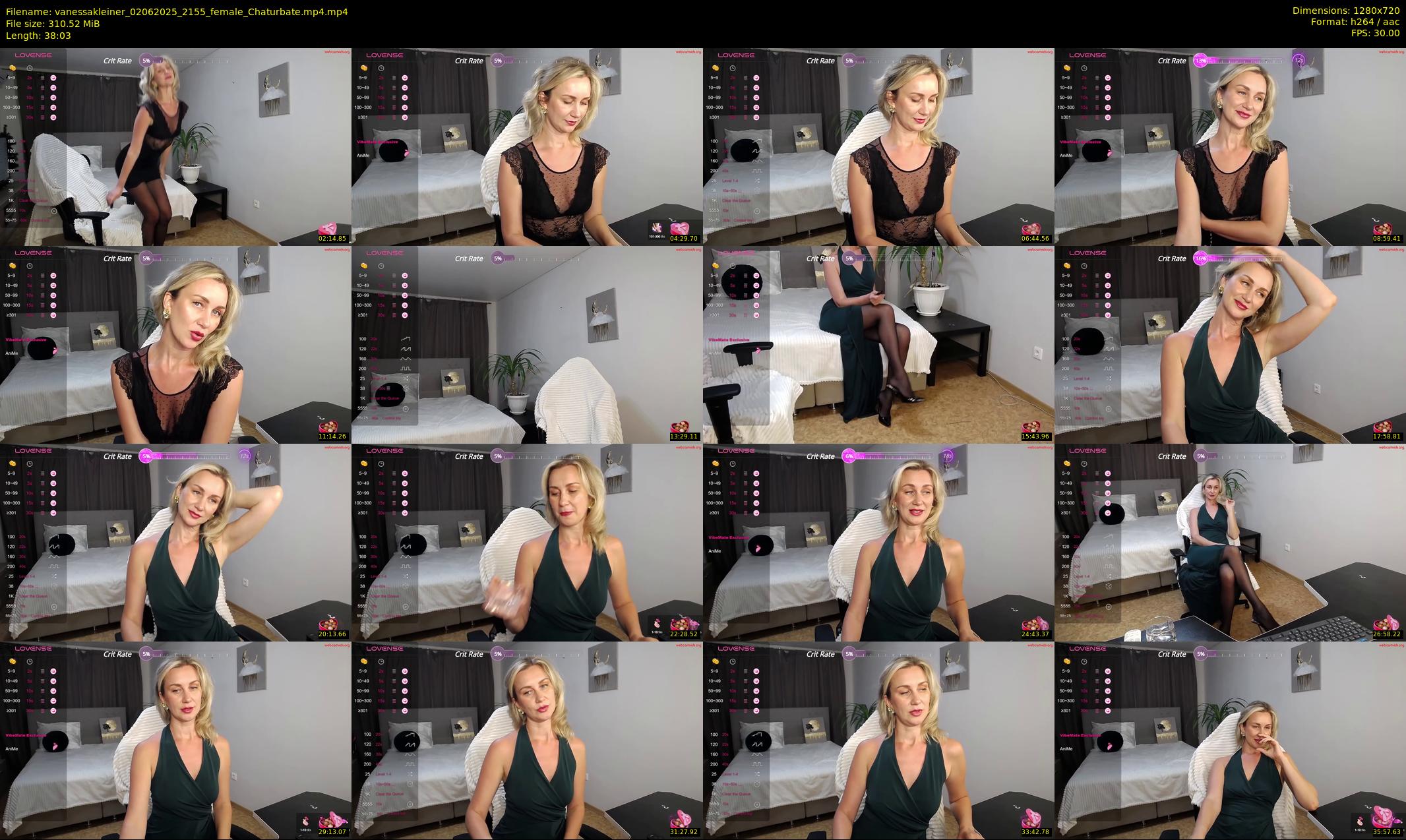 vanessakleiner — 39 minute Chaturbate female cam show recording, 720p, Jun 2, 2025