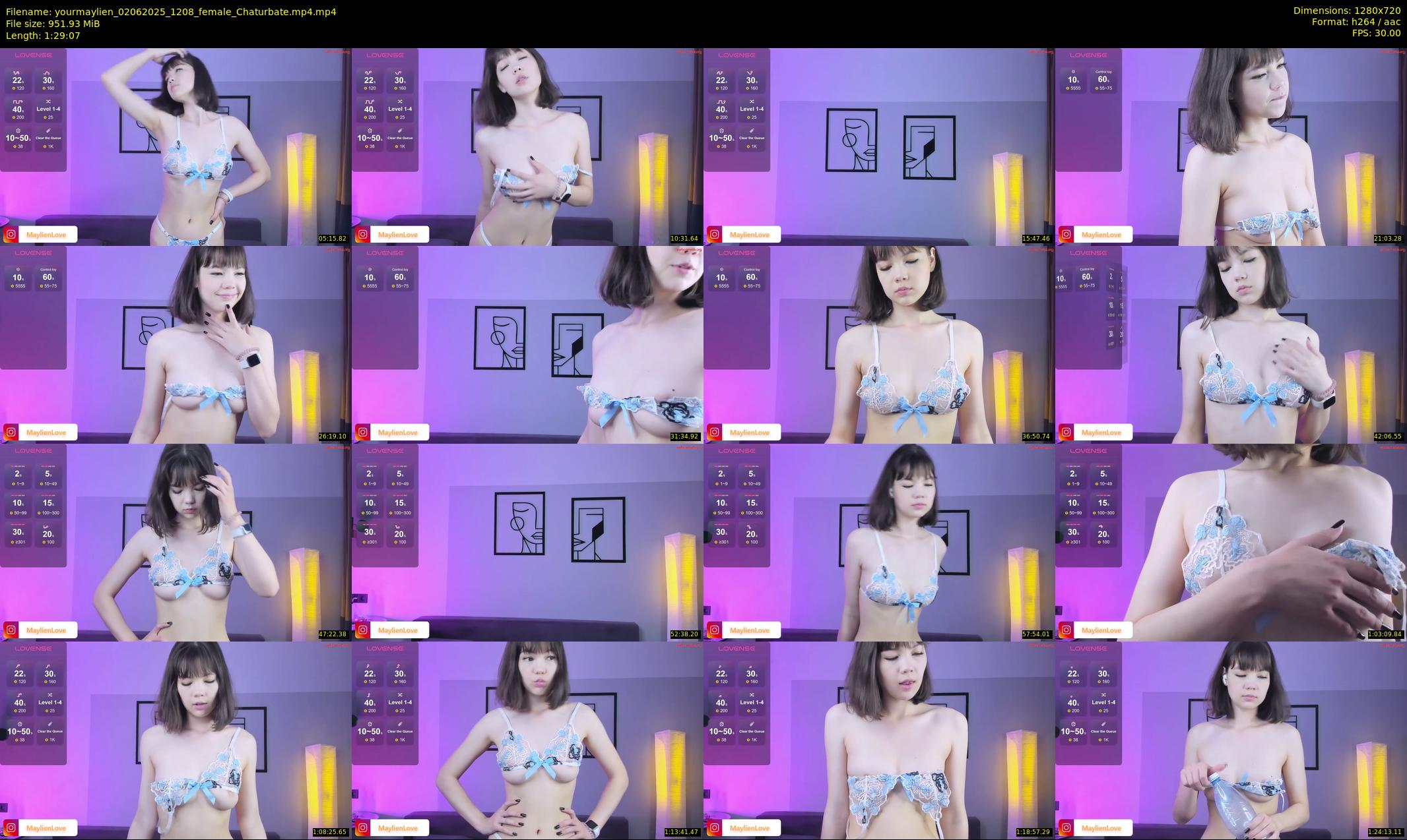 yourmaylien — 90 minute Chaturbate female cam show recording, 720p, Jun 2, 2025