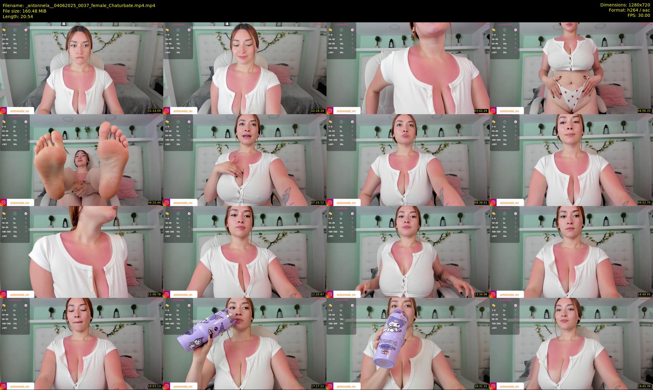 _antonnela_ — 21 minute Chaturbate female cam show recording, 720p, Jun 4, 2025