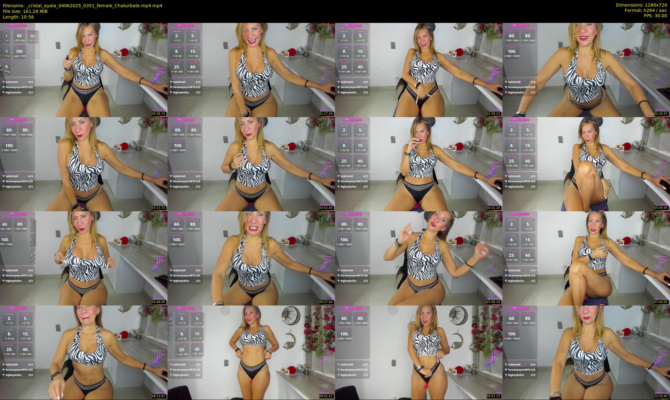 _cristal_ayala — 11 minute Chaturbate female cam show recording, 720p, Jun 4, 2025