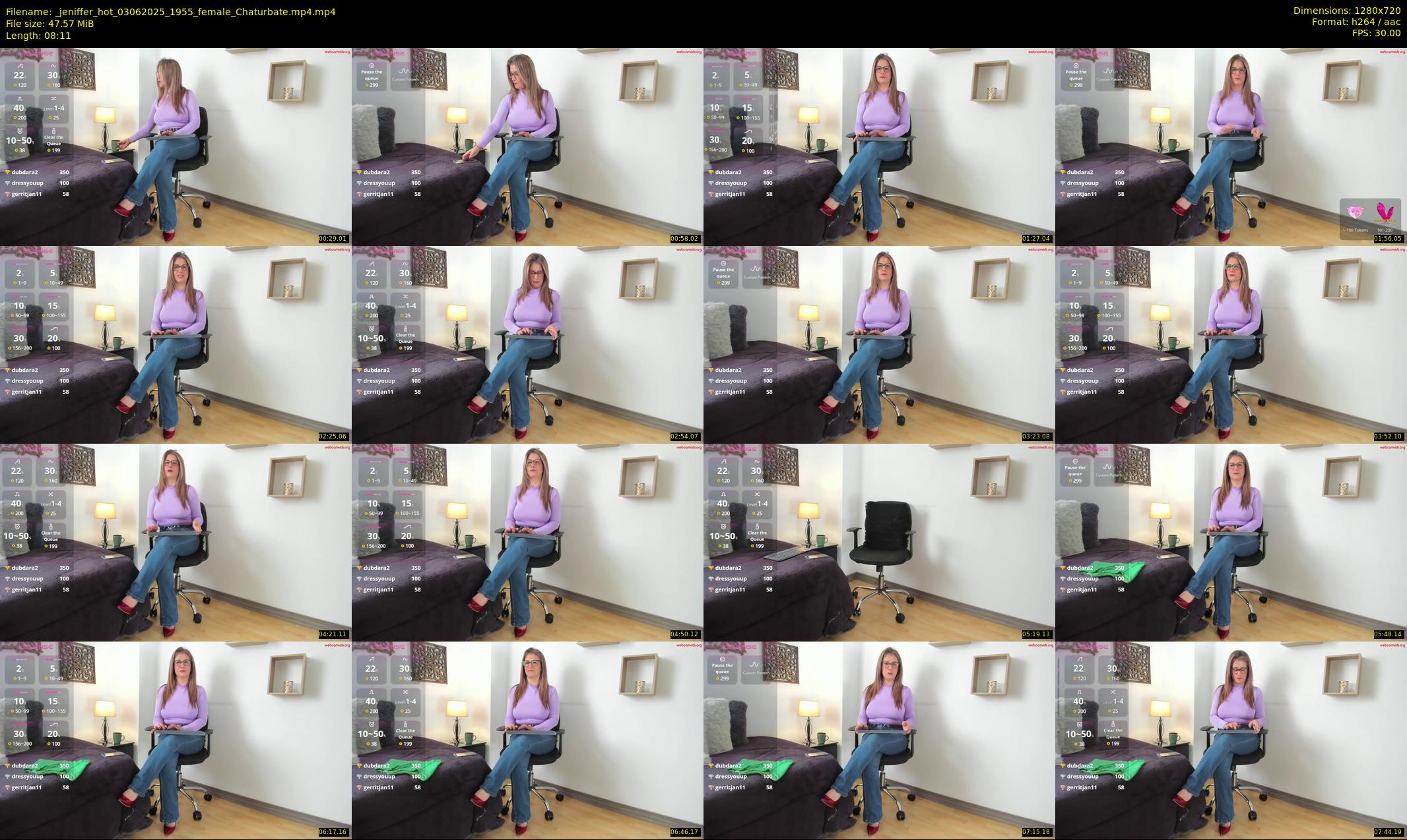 _jeniffer_hot — 9 minute Chaturbate female cam show recording, 720p, Jun 3, 2025