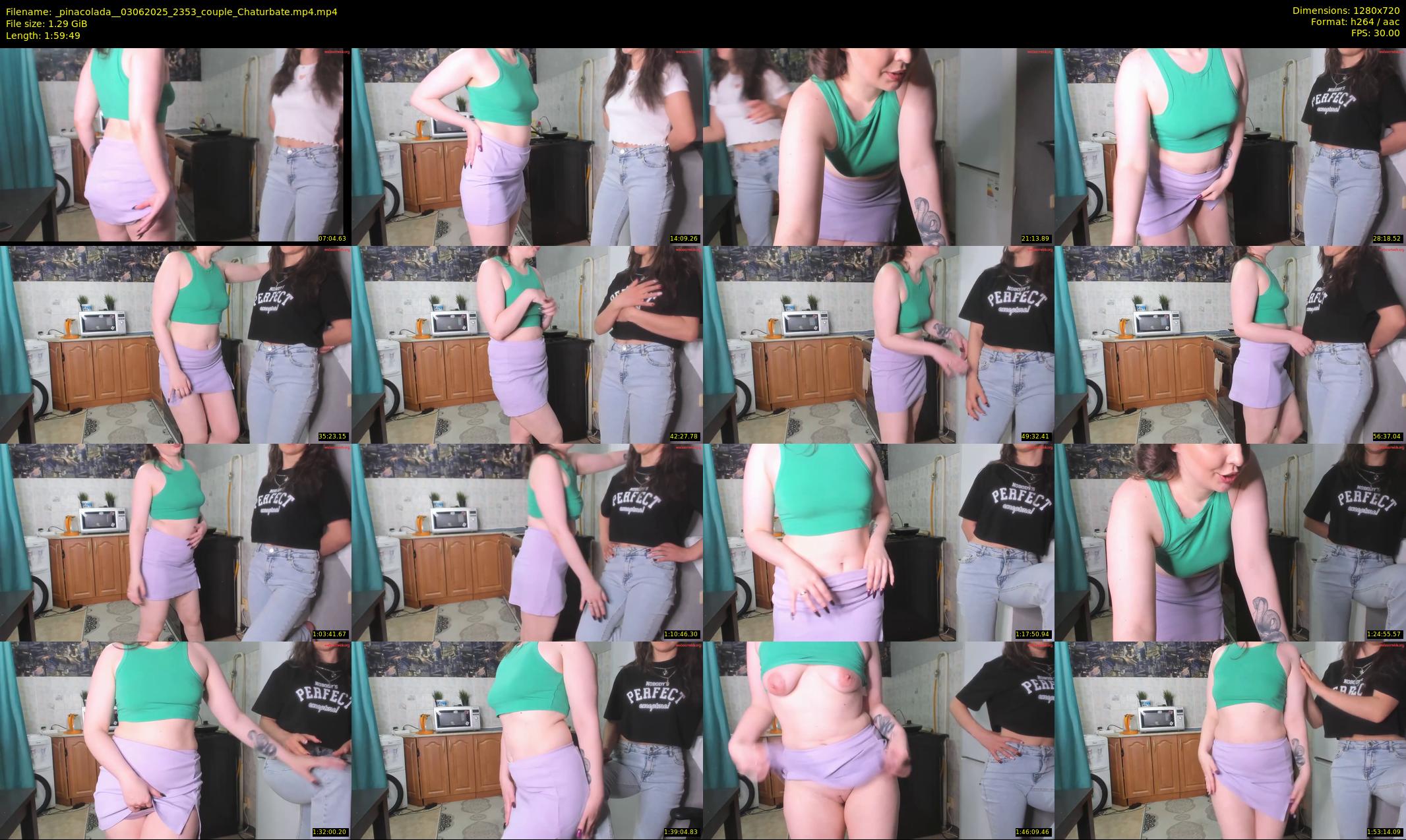 _pinacolada_ — 120 minute Chaturbate couple cam show recording, 720p, Jun 3, 2025