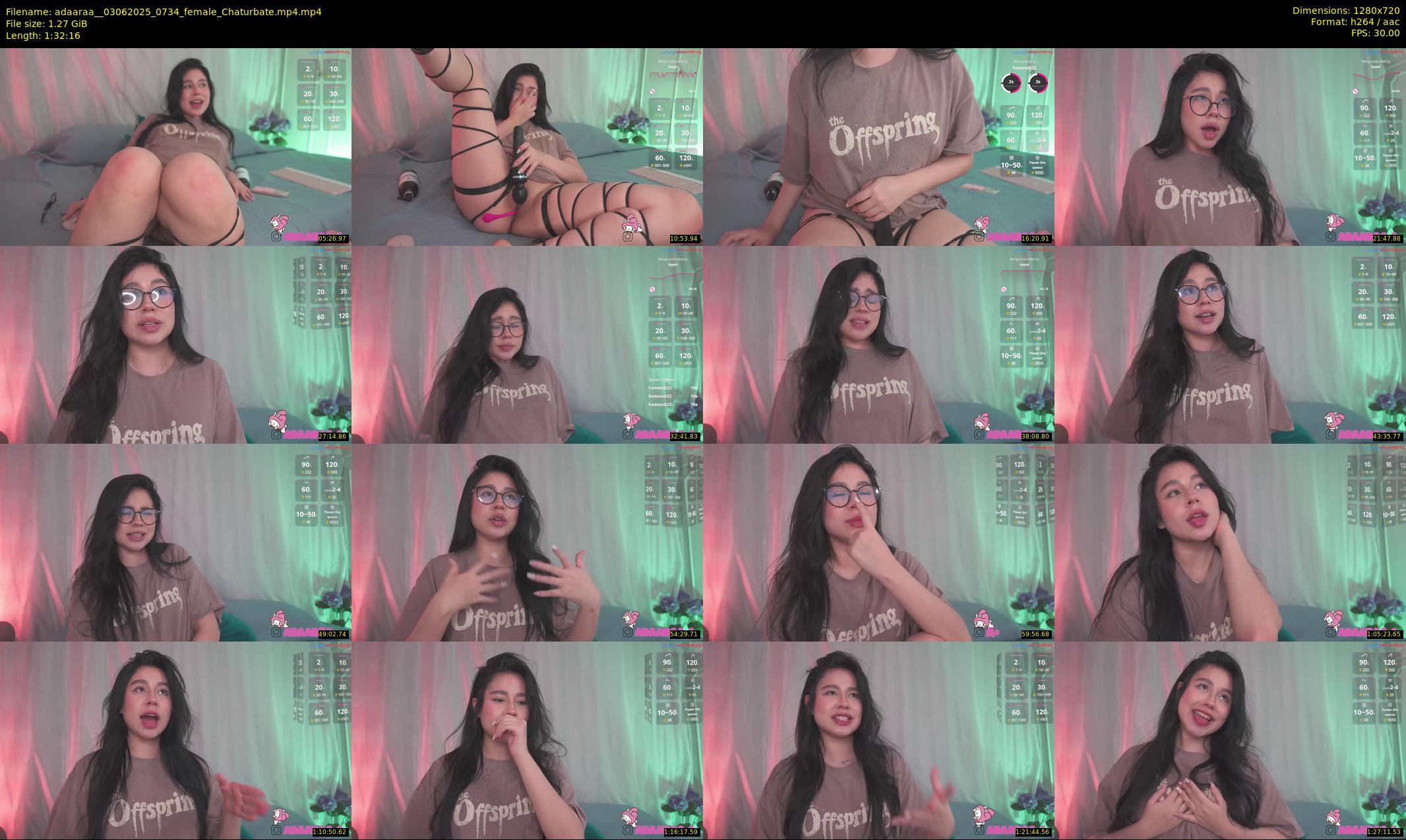 adaaraa_ — 93 minute Chaturbate female cam show recording, 720p, Jun 3, 2025