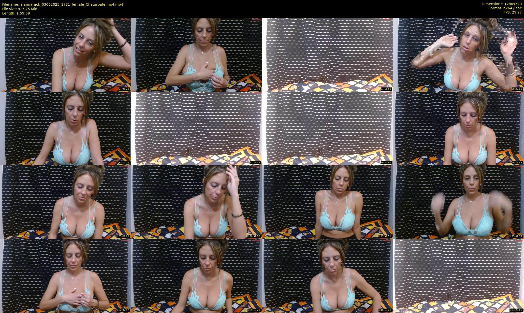 alannarack — 120 minute Chaturbate female cam show recording, 720p, Jun 3, 2025
