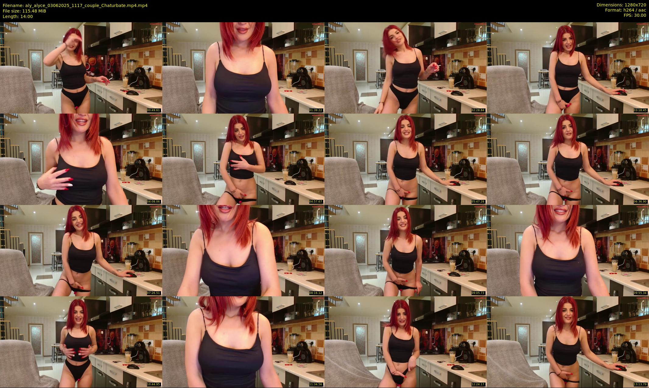 aly_alyce — 14 minute Chaturbate female cam show recording, 720p, Jun 3, 2025