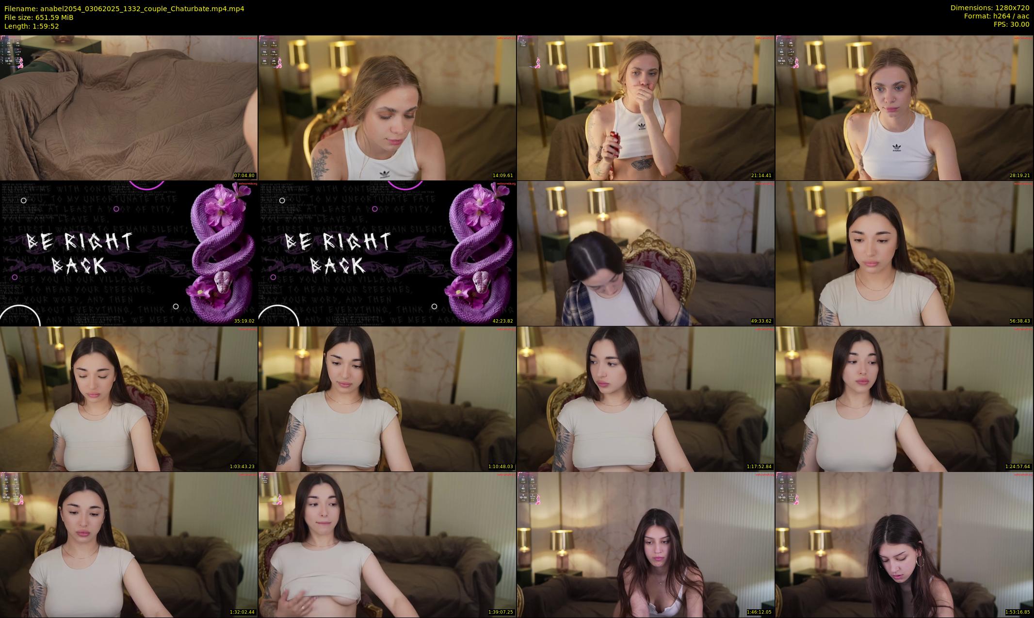 anabel2054 — 120 minute Chaturbate female cam show recording, 720p, Jun 3, 2025