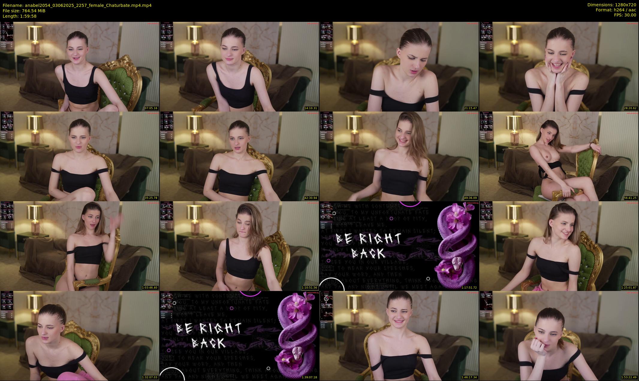 anabel2054 — 120 minute Chaturbate female cam show recording, 720p, Jun 3, 2025
