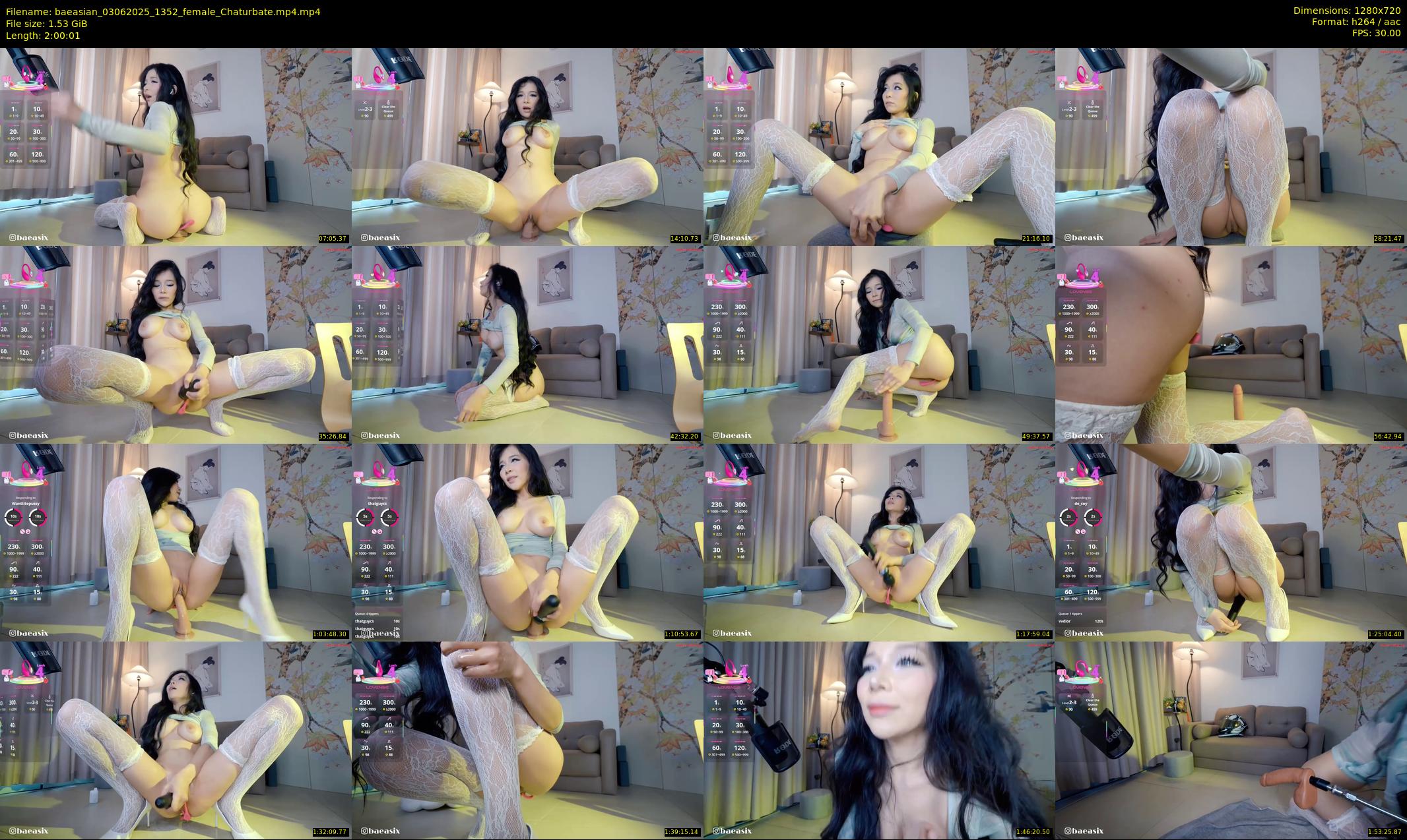 baeasian — 121 minute Chaturbate female cam show recording, 720p, Jun 3, 2025