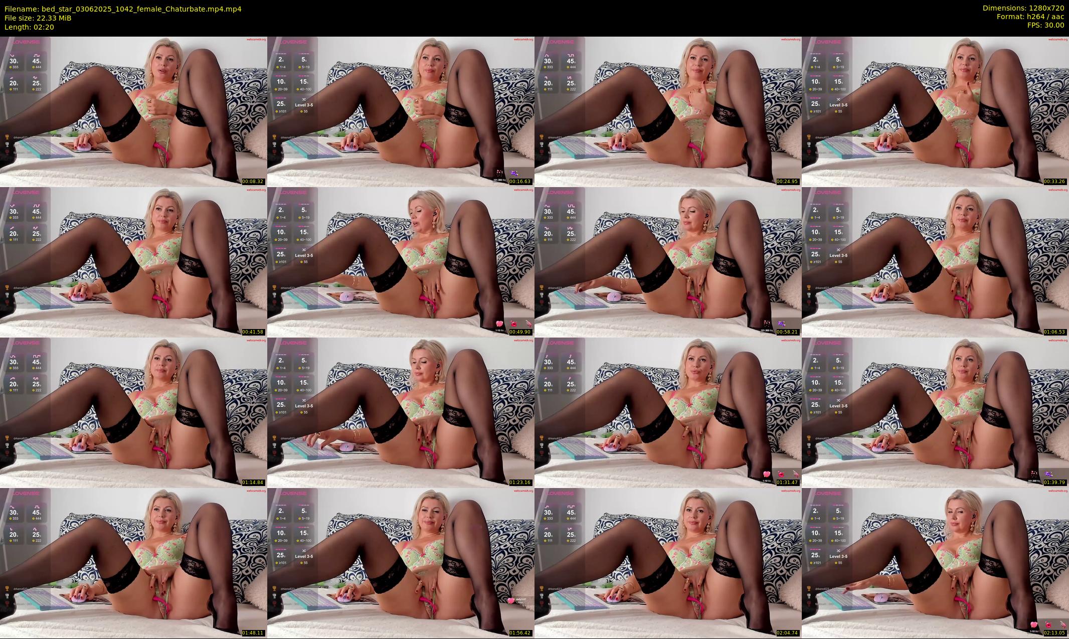 bed_star — 3 minute Chaturbate female cam show recording, 720p, Jun 3, 2025