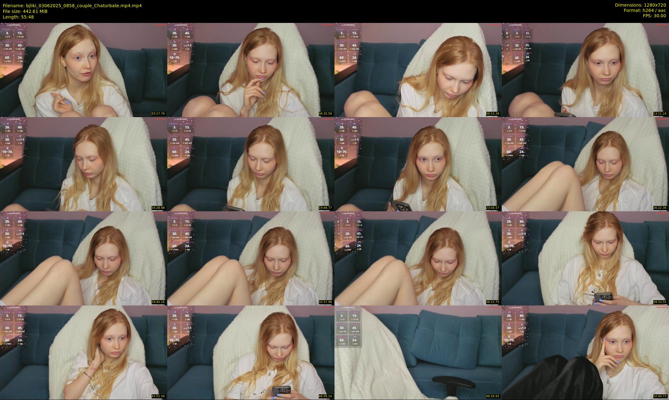 bjliki — 56 minute Chaturbate couple cam show recording, 720p, Jun 3, 2025