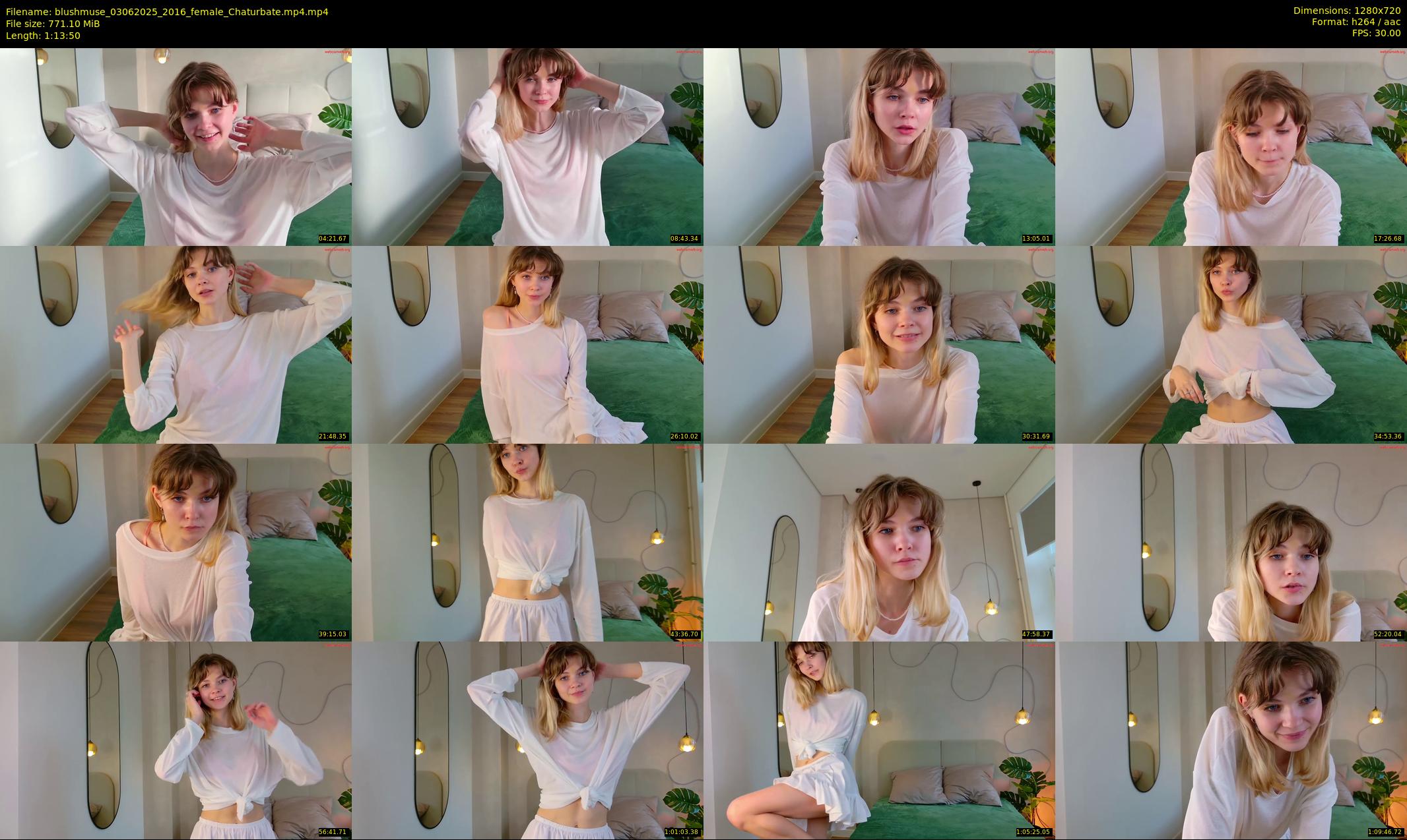 blushmuse — 74 minute Chaturbate female cam show recording, 720p, Jun 3, 2025