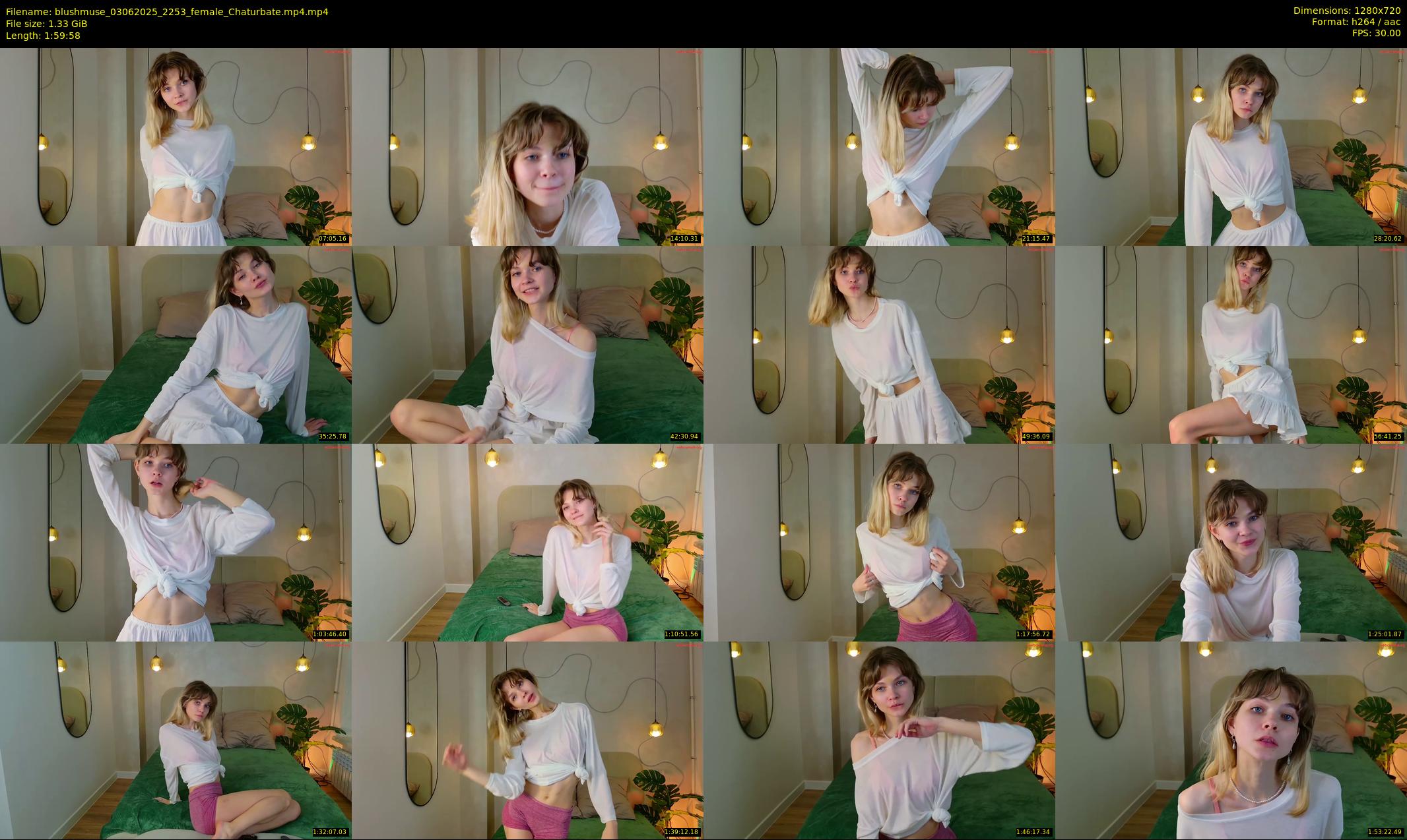 blushmuse — 120 minute Chaturbate female cam show recording, 720p, Jun 3, 2025