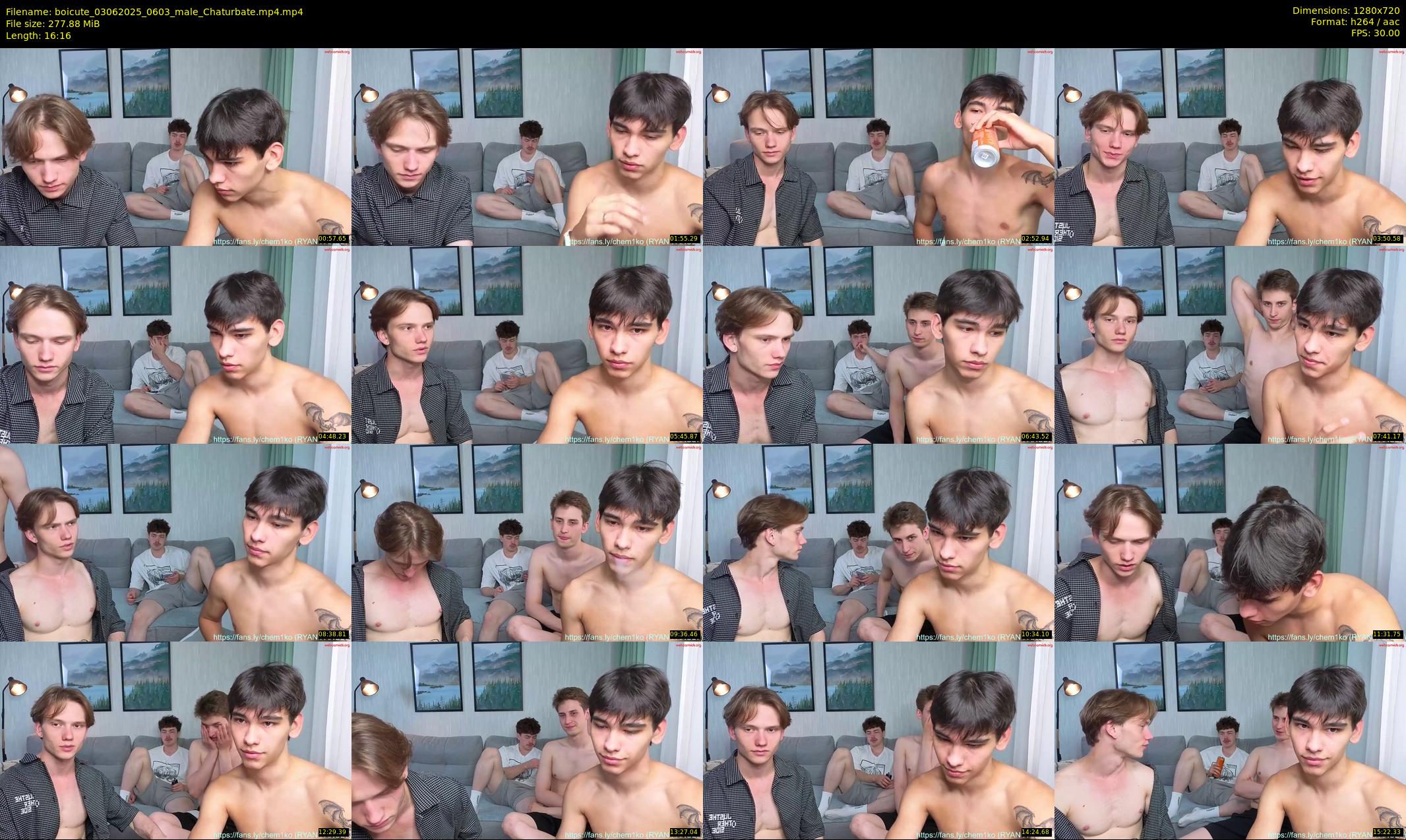 boicute — 17 minute Chaturbate male cam show recording, 720p, Jun 3, 2025