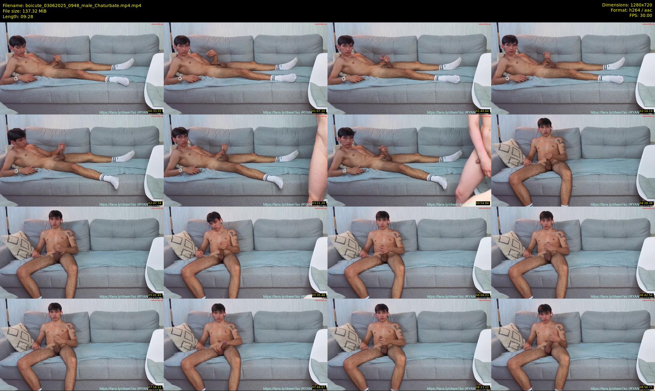 boicute — 10 minute Chaturbate male cam show recording, 720p, Jun 3, 2025