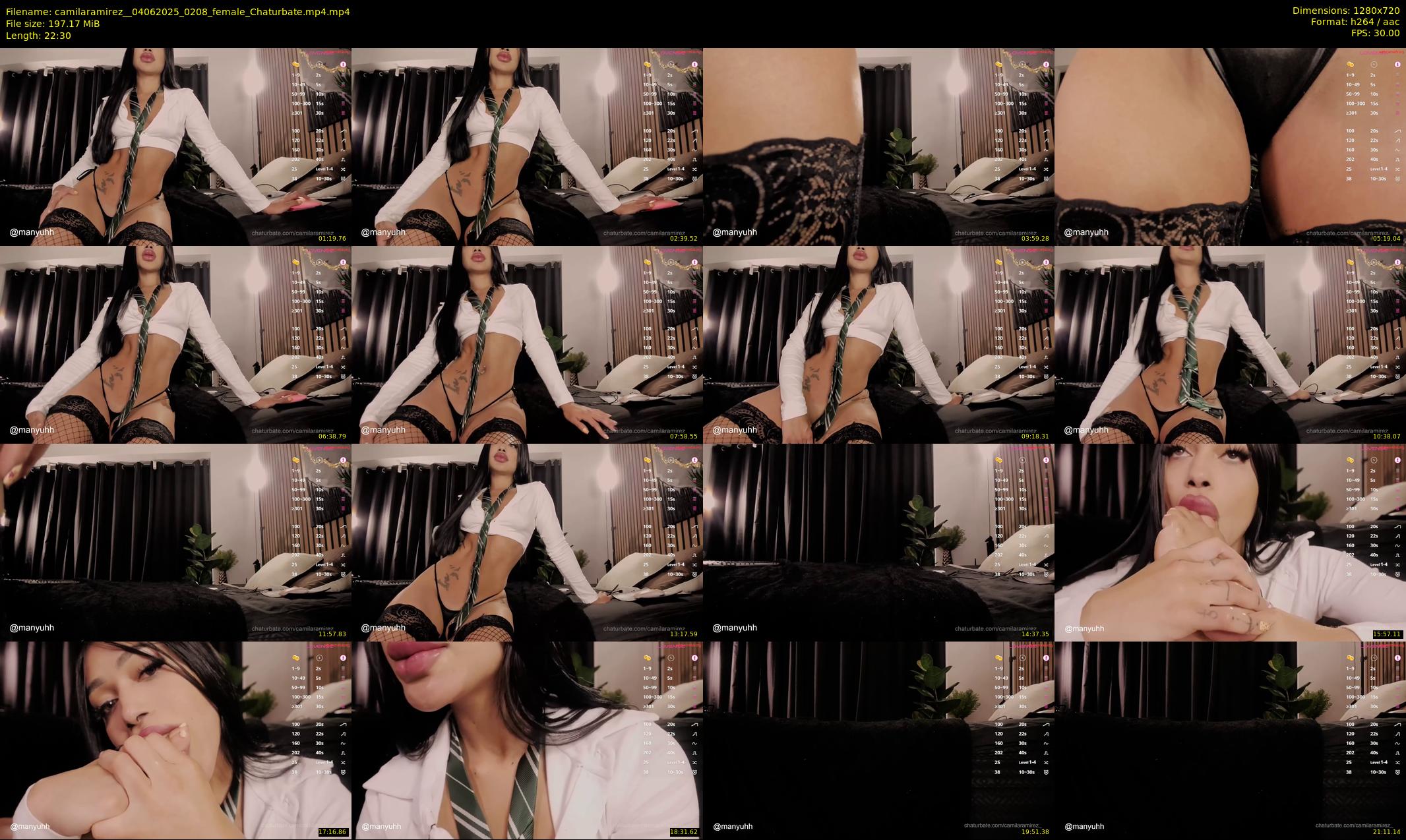 camilaramirez_ — 23 minute Chaturbate female cam show recording, 720p, Jun 4, 2025