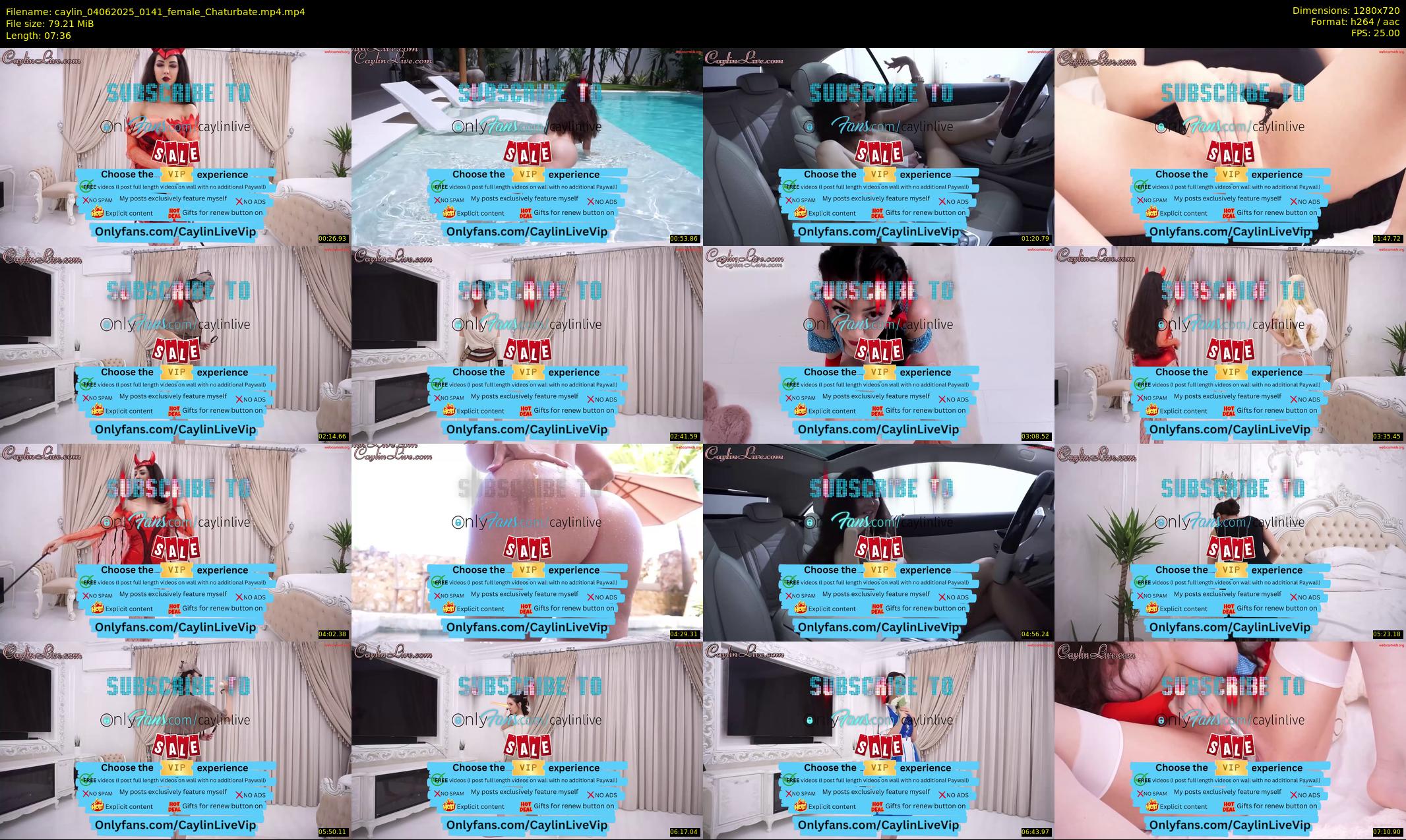 caylin — 8 minute Chaturbate female cam show recording, 720p, Jun 4, 2025