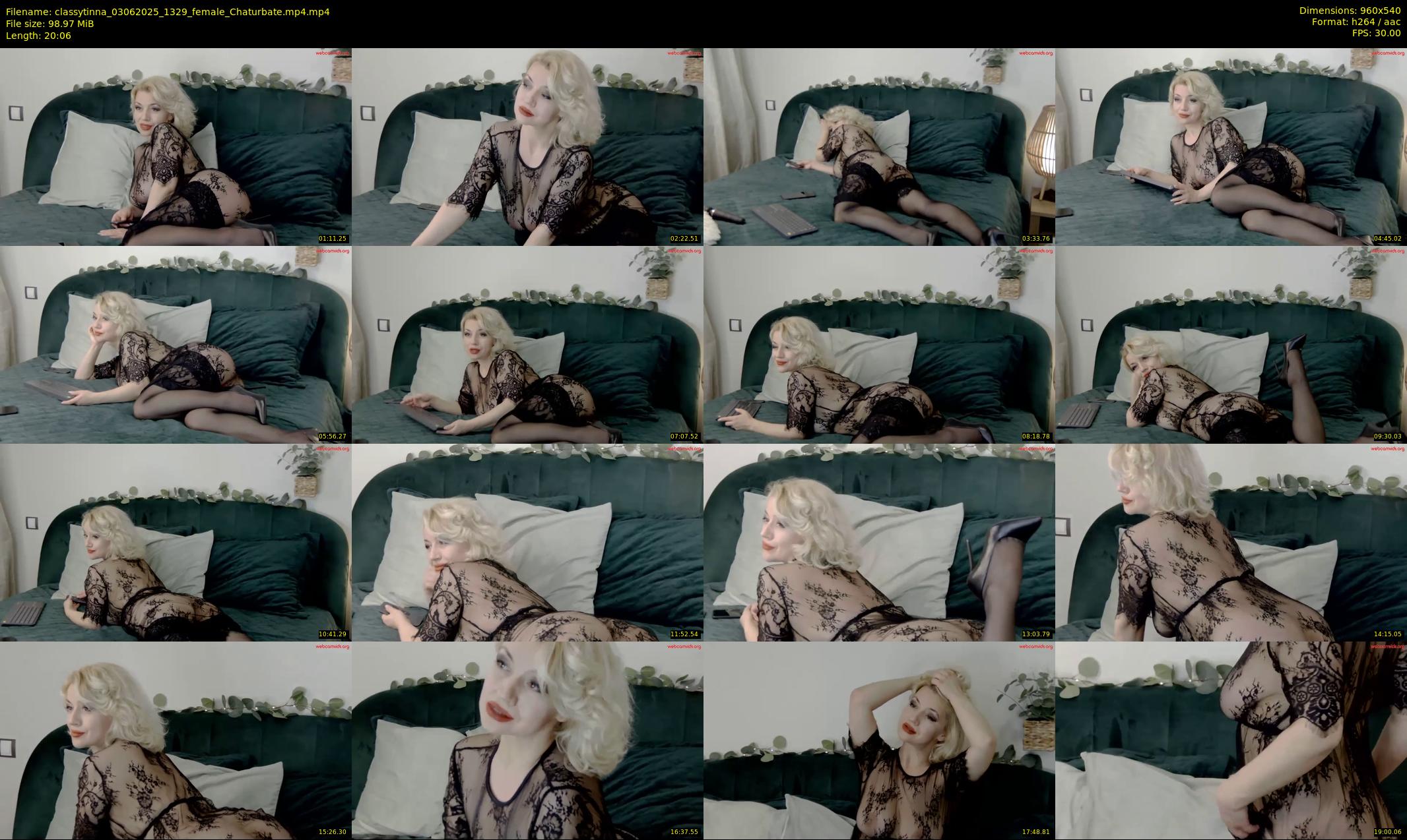 classytinna — 21 minute Chaturbate female cam show recording, 480p, Jun 3, 2025
