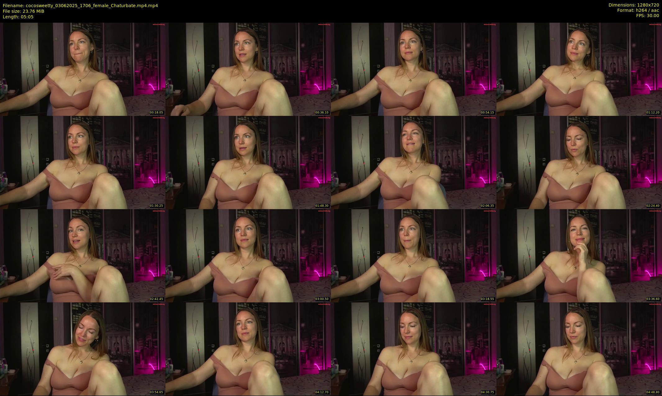 cocosweetty — 6 minute Chaturbate female cam show recording, 720p, Jun 3, 2025