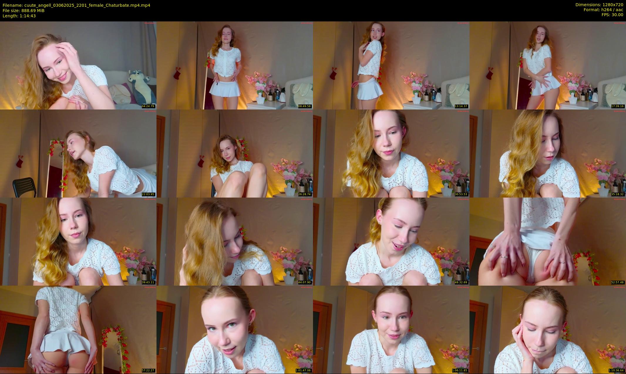 cuute_angell — 75 minute Chaturbate female cam show recording, 720p, Jun 3, 2025