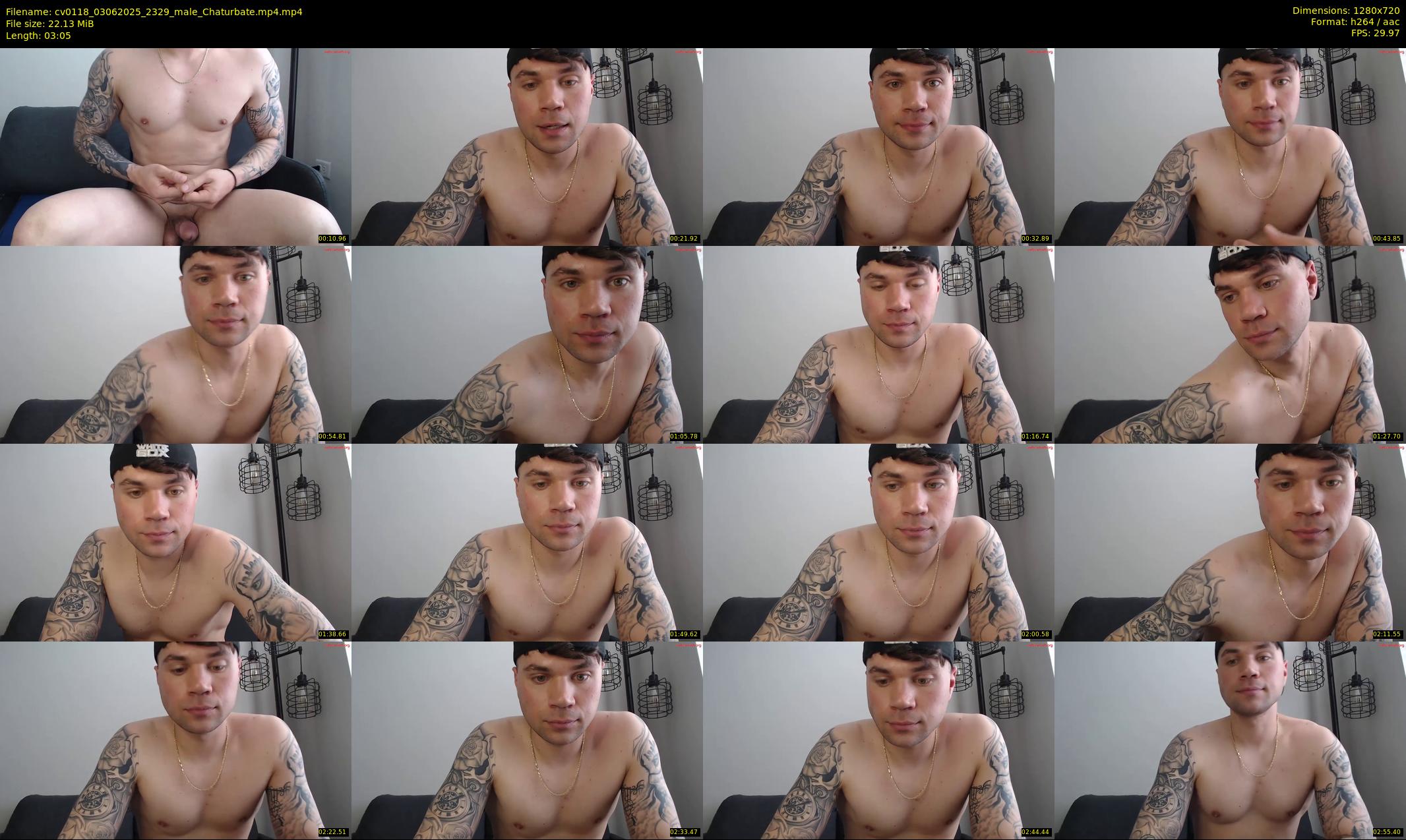 cv0118 — 4 minute Chaturbate male cam show recording, 720p, Jun 3, 2025