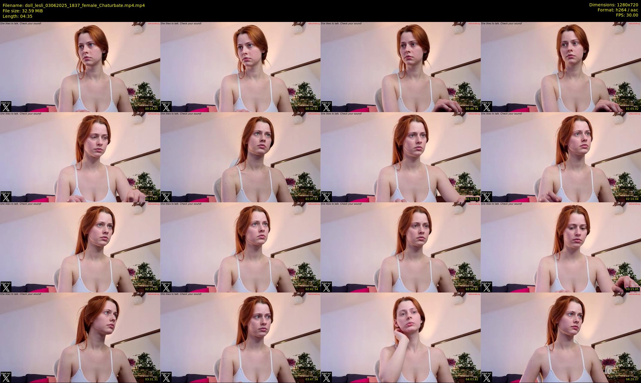 doll_lesli — 5 minute Chaturbate female cam show recording, 720p, Jun 3, 2025