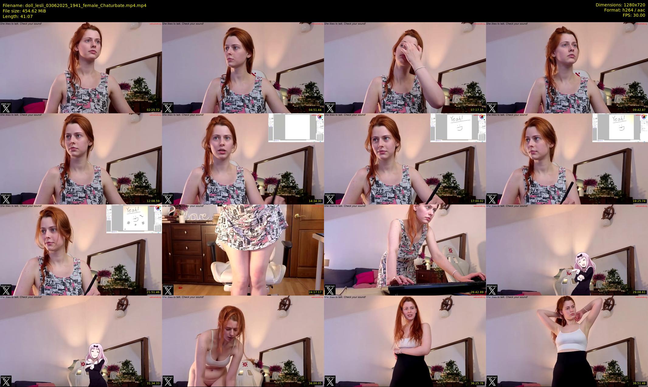 doll_lesli — 42 minute Chaturbate female cam show recording, 720p, Jun 3, 2025