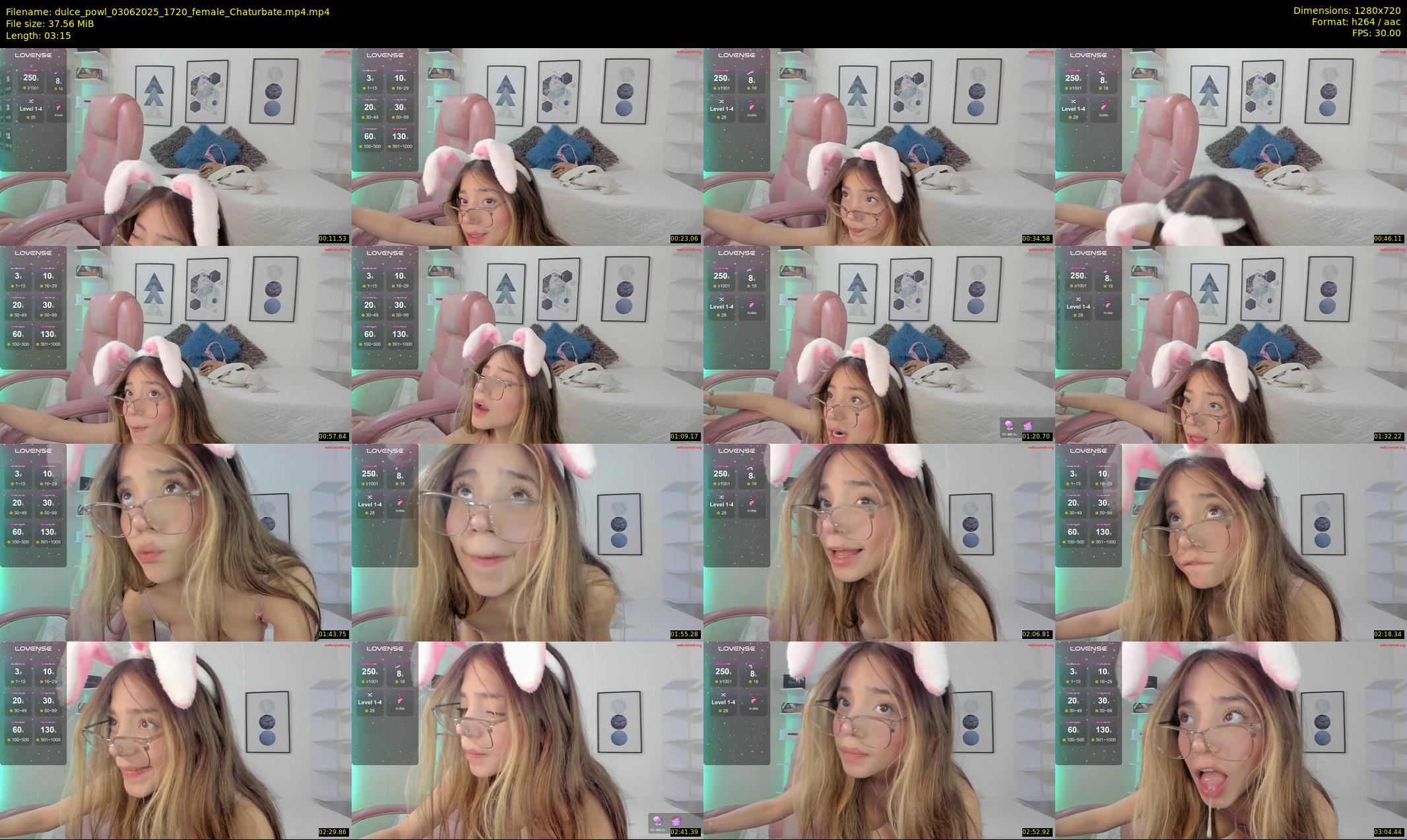 dulce_powl — 4 minute Chaturbate female cam show recording, 720p, Jun 3, 2025