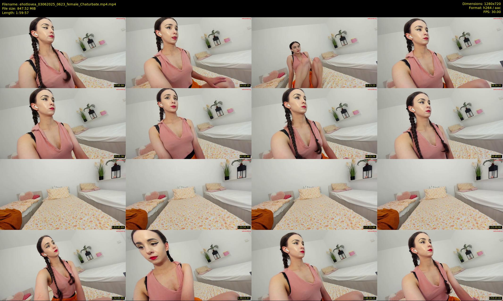 ehotlovea — 120 minute Chaturbate female cam show recording, 720p, Jun 3, 2025